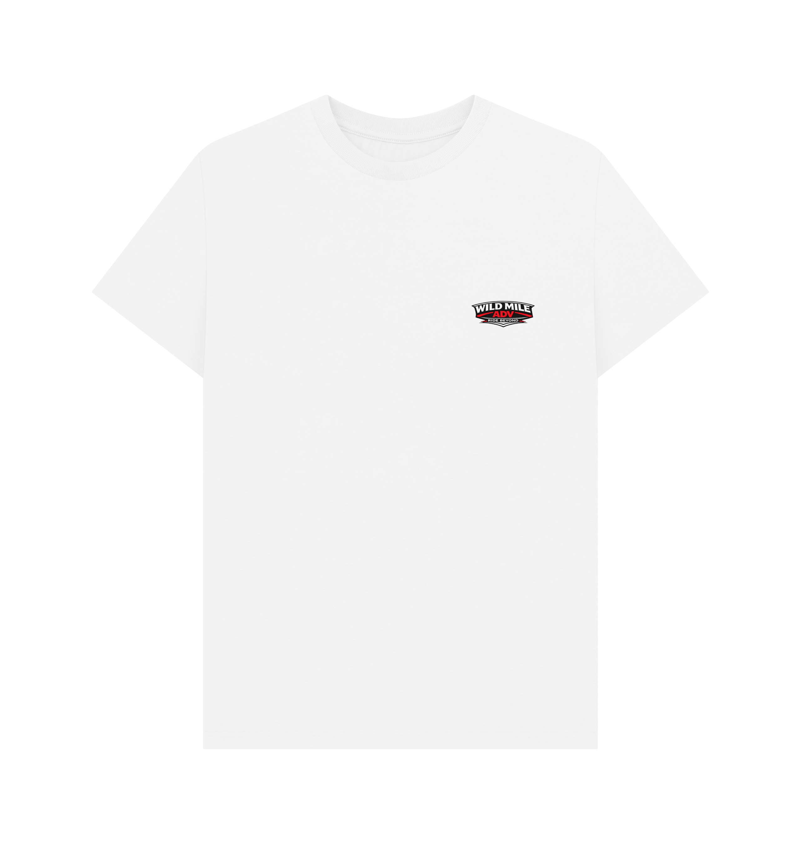 White Printed T-shirt Front