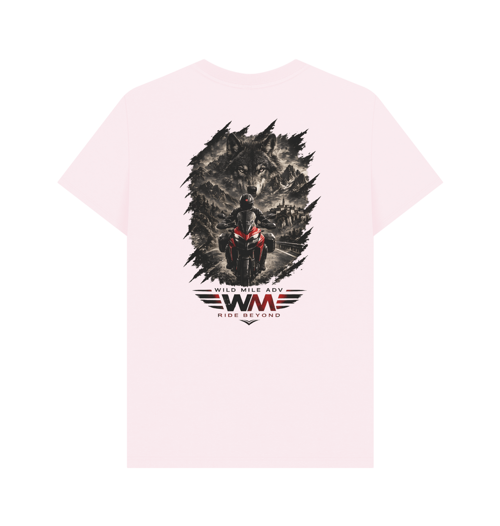 Pink Printed T-shirt Back