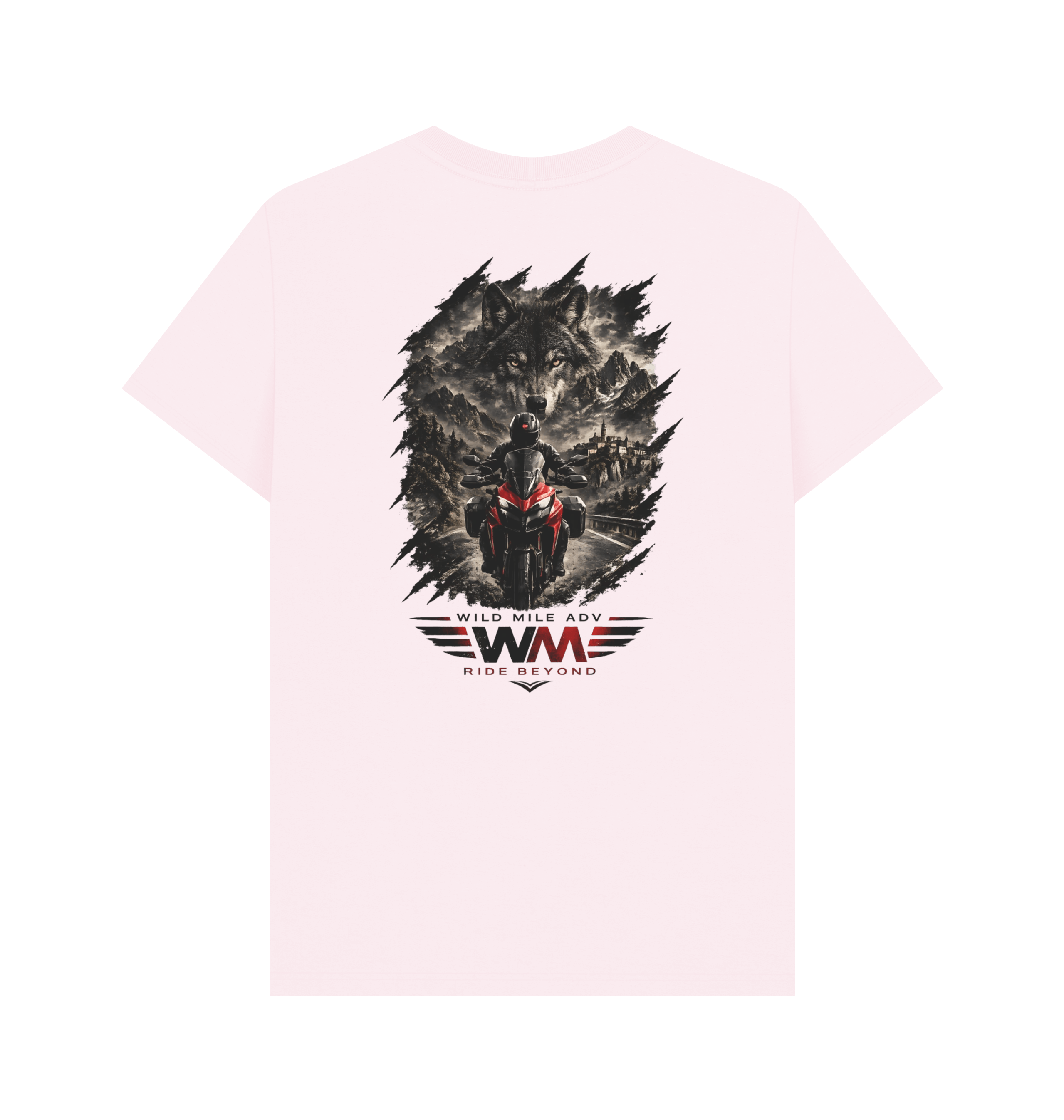 Pink Printed T-shirt Back