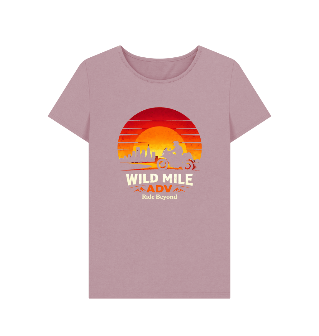 WMADV - Womens Suncity Crew Tee - Wild Mile ADVPrinted T-shirt