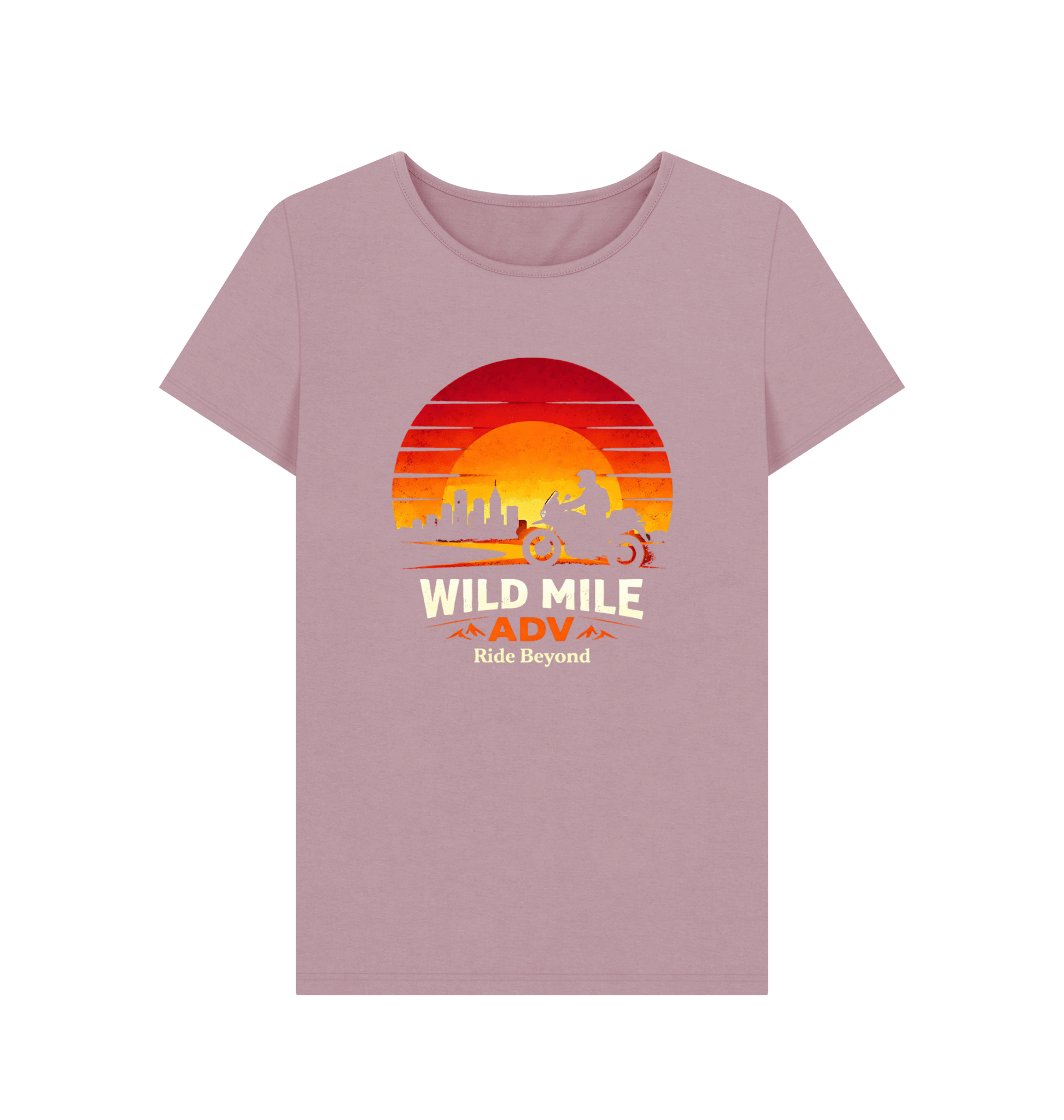WMADV - Womens Suncity Crew Tee - Wild Mile ADVPrinted T-shirt
