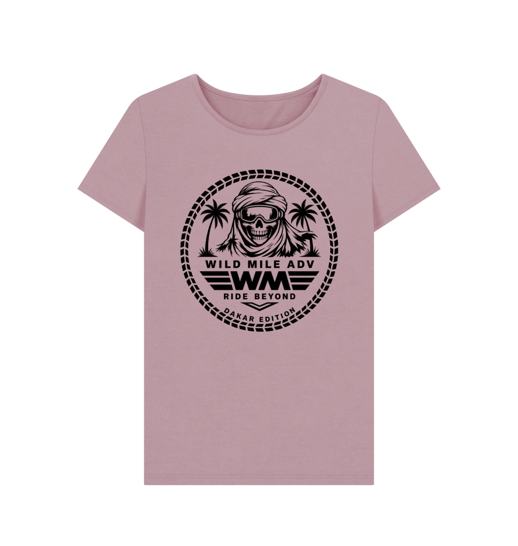 Mauve Printed T-shirt Front