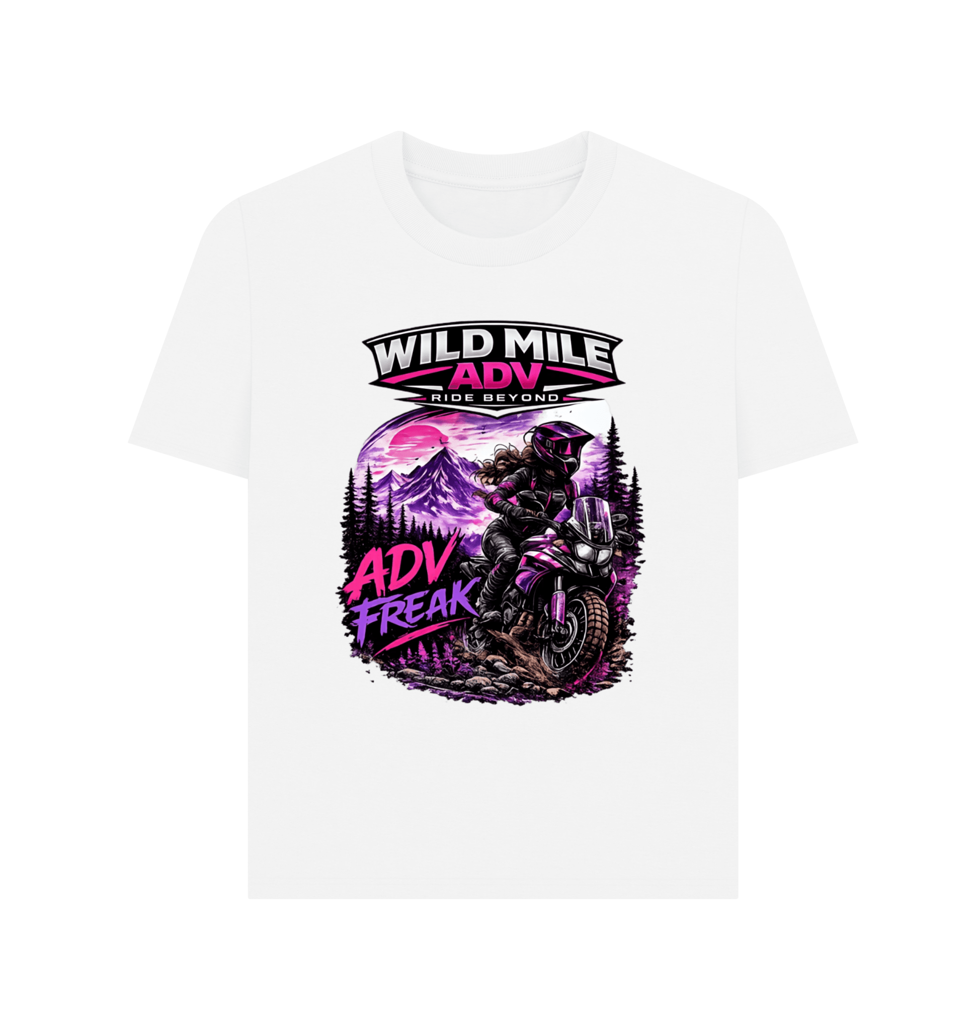 WMADV - Womens ADV Freak 2 PL Tee - Wild Mile ADVPrinted T-shirt