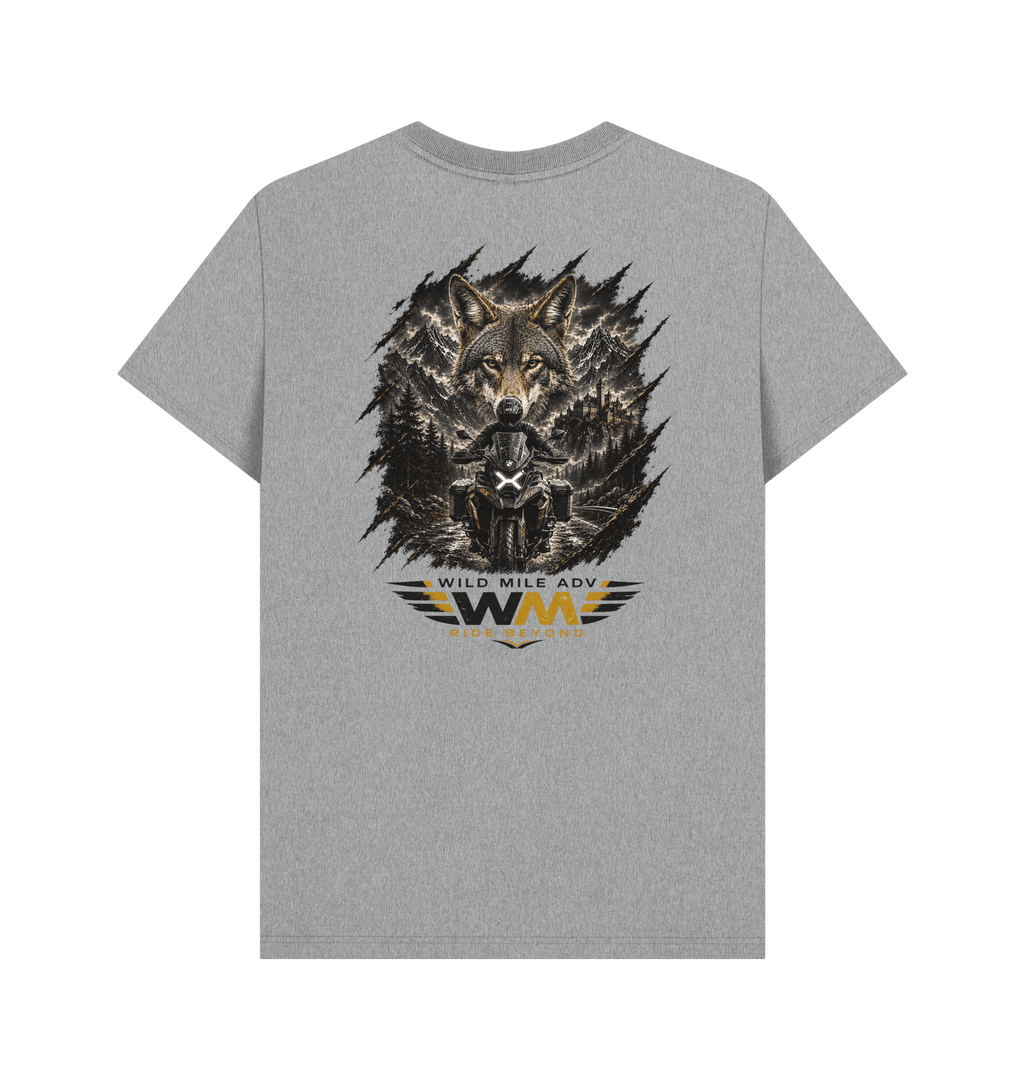 Athletic Grey Printed T-shirt Back