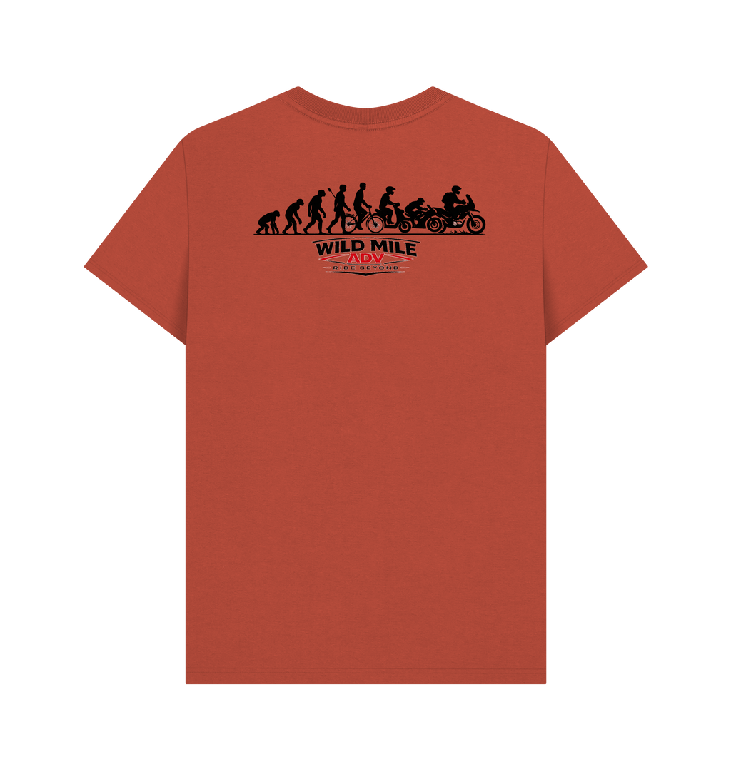 Rust Printed T-shirt Back