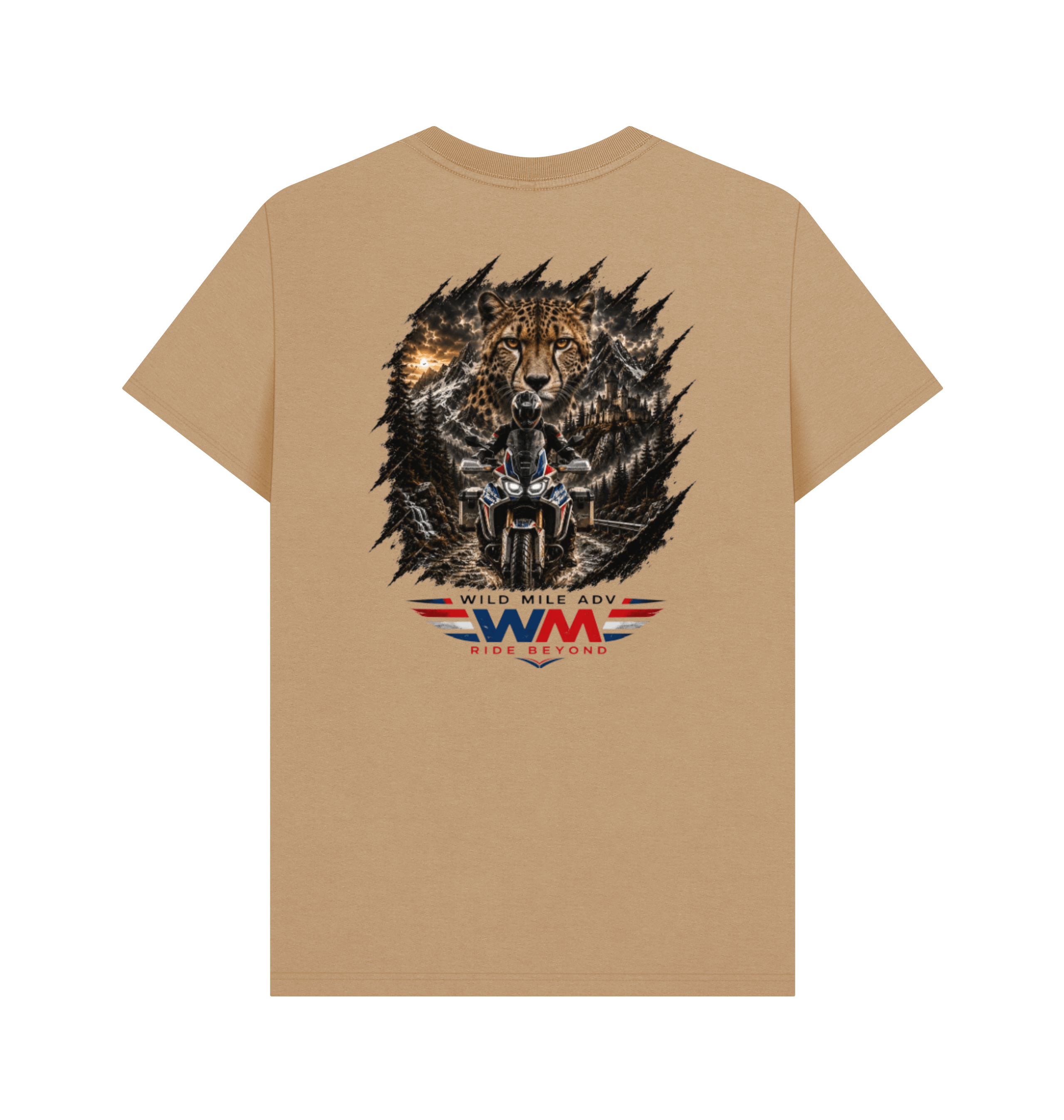 Sand Printed T-shirt Back