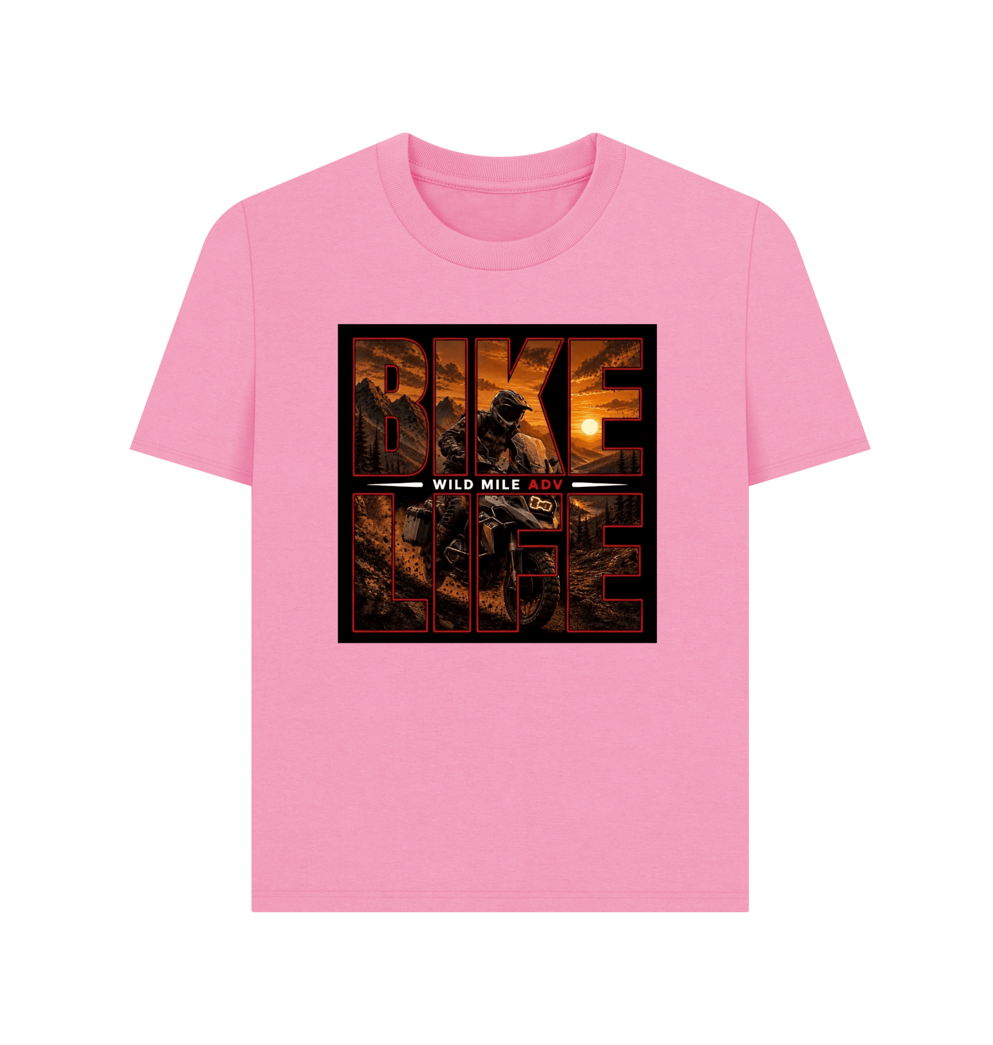 WMADV - Women's Bike Life Tee - Wild Mile ADVPrinted T-shirt