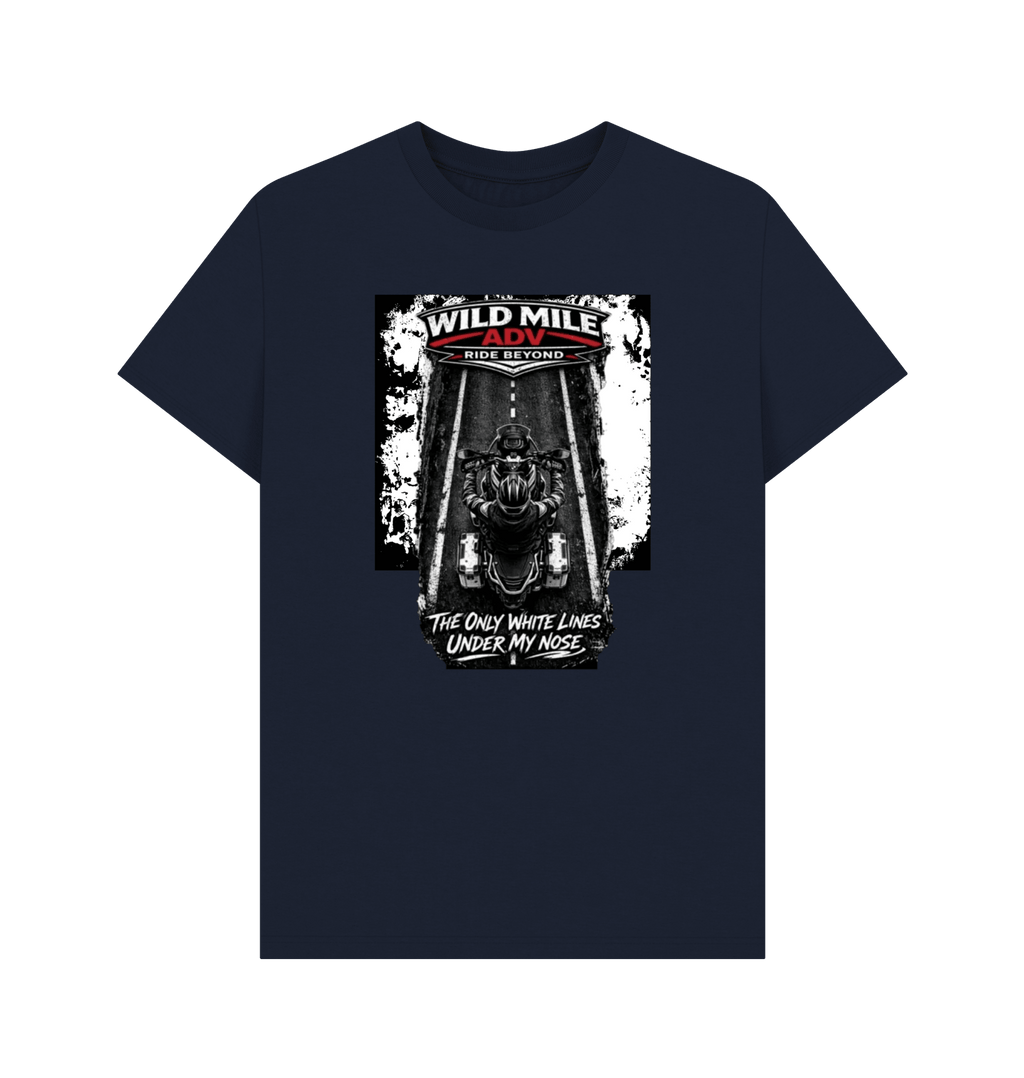 WMADV - White Lines Tee - Wild Mile ADVPrinted T-shirt