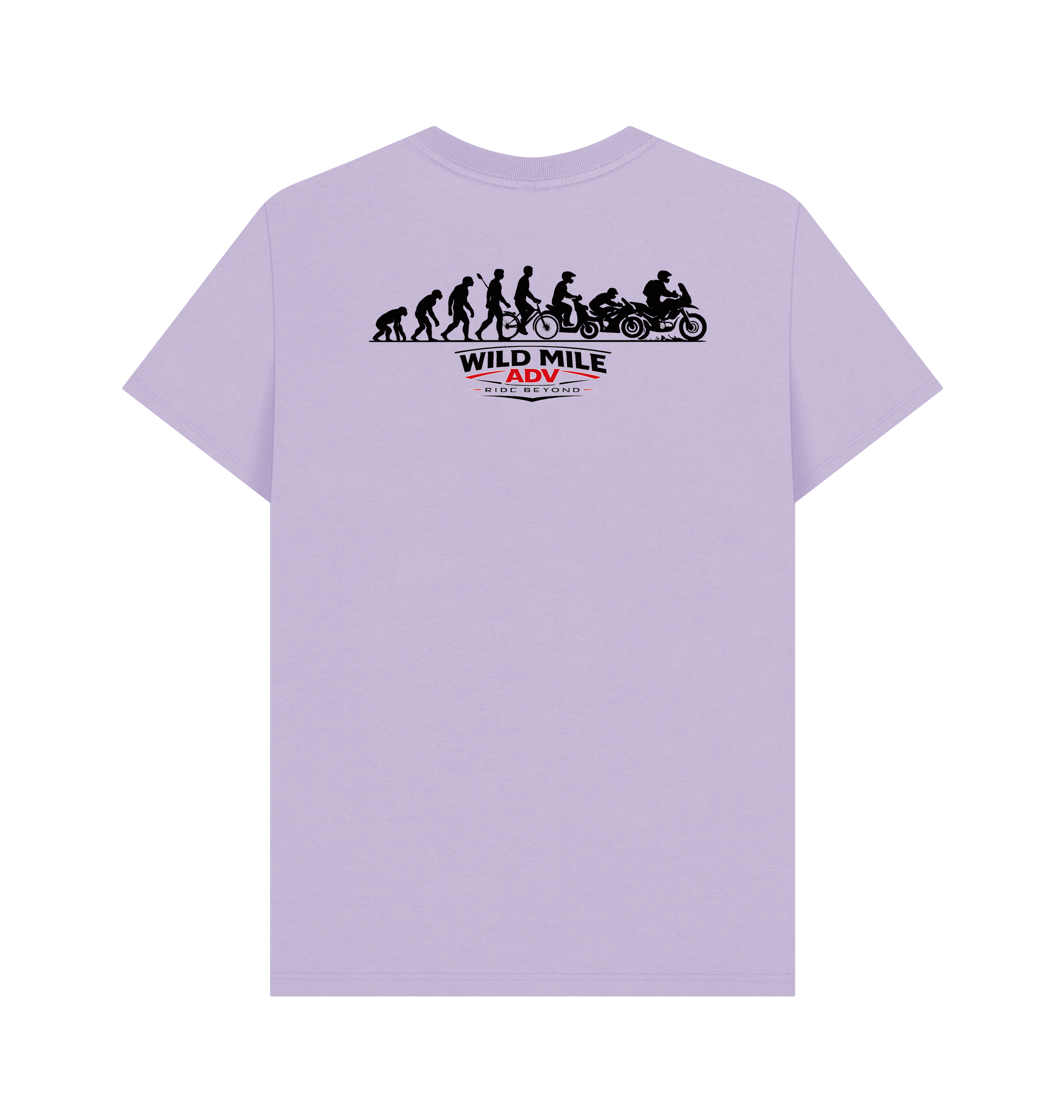 Lilac Printed T-shirt Back
