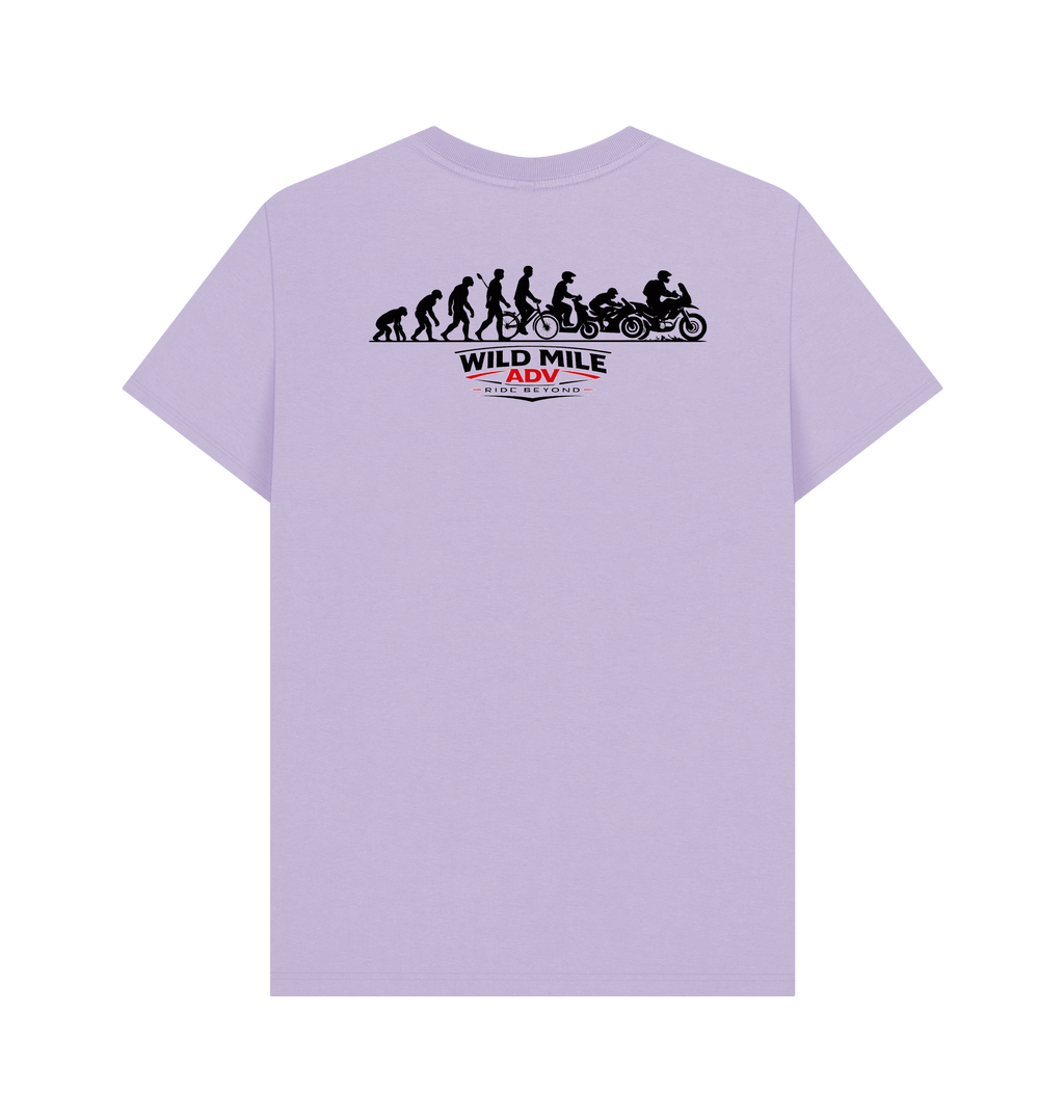 Lilac Printed T-shirt Back