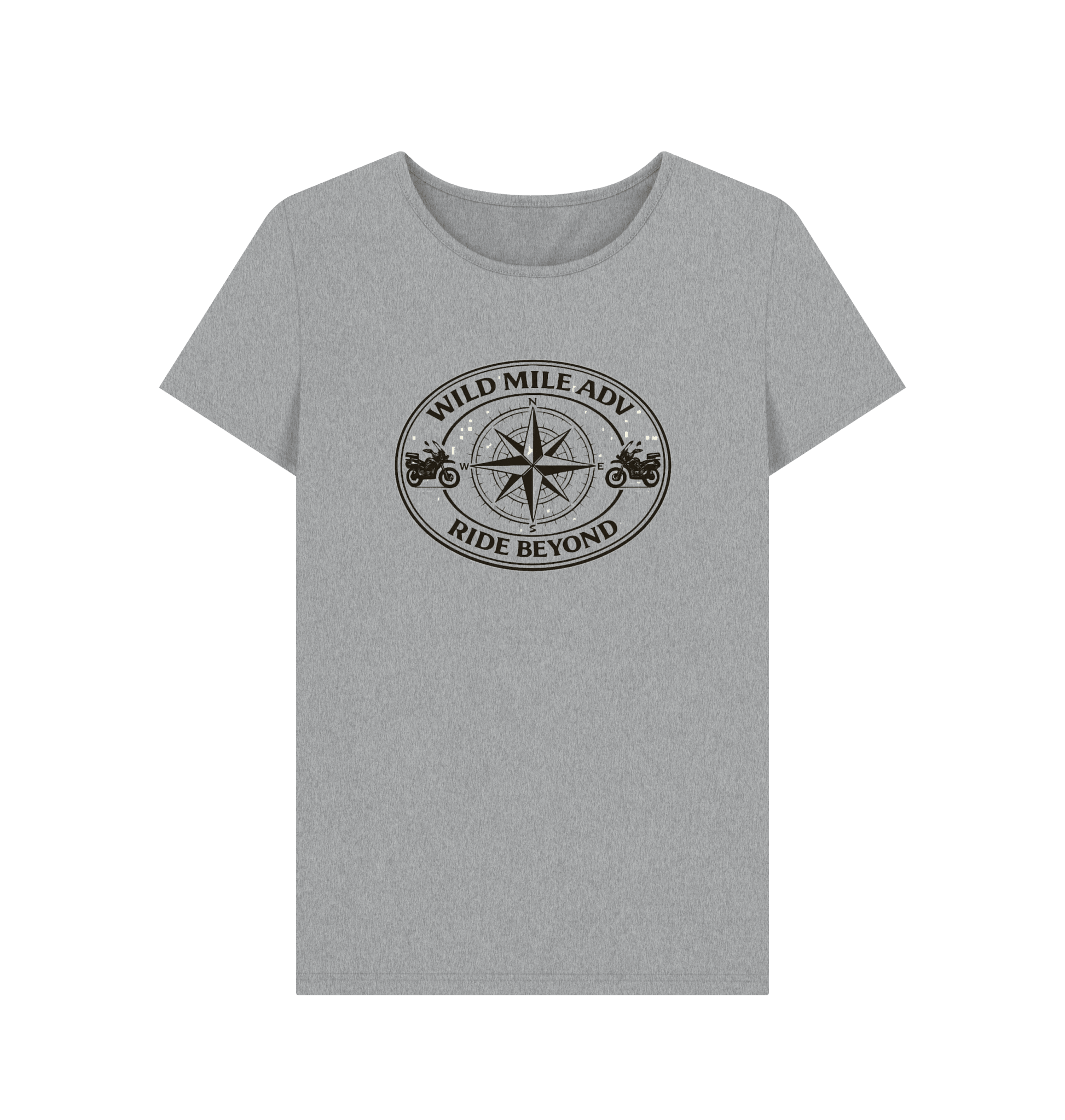 WMADV - Womens Reacher Crew Tee - Wild Mile ADVPrinted T-shirt