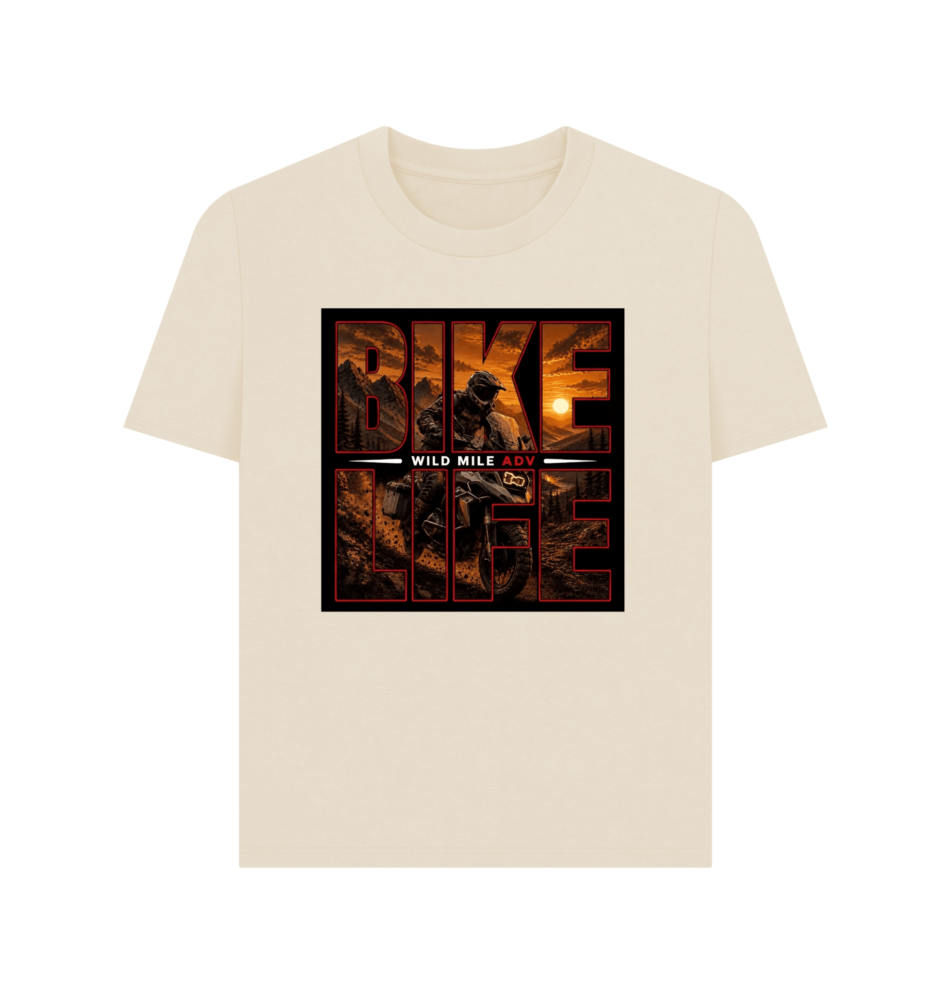 WMADV - Women's Bike Life Tee - Wild Mile ADVPrinted T-shirt