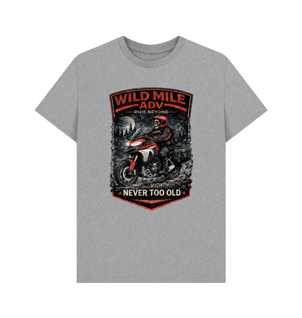 Athletic Grey Printed T-shirt Front