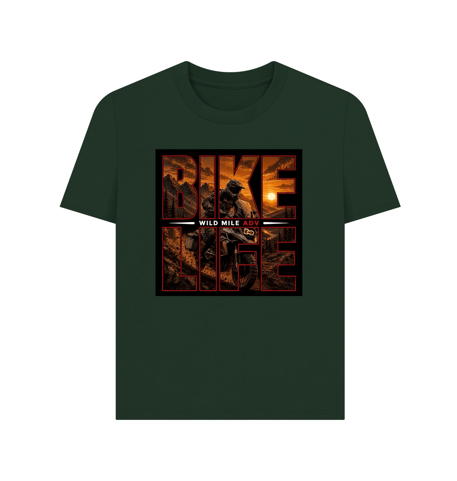WMADV - Women's Bike Life Tee - Wild Mile ADVPrinted T-shirt
