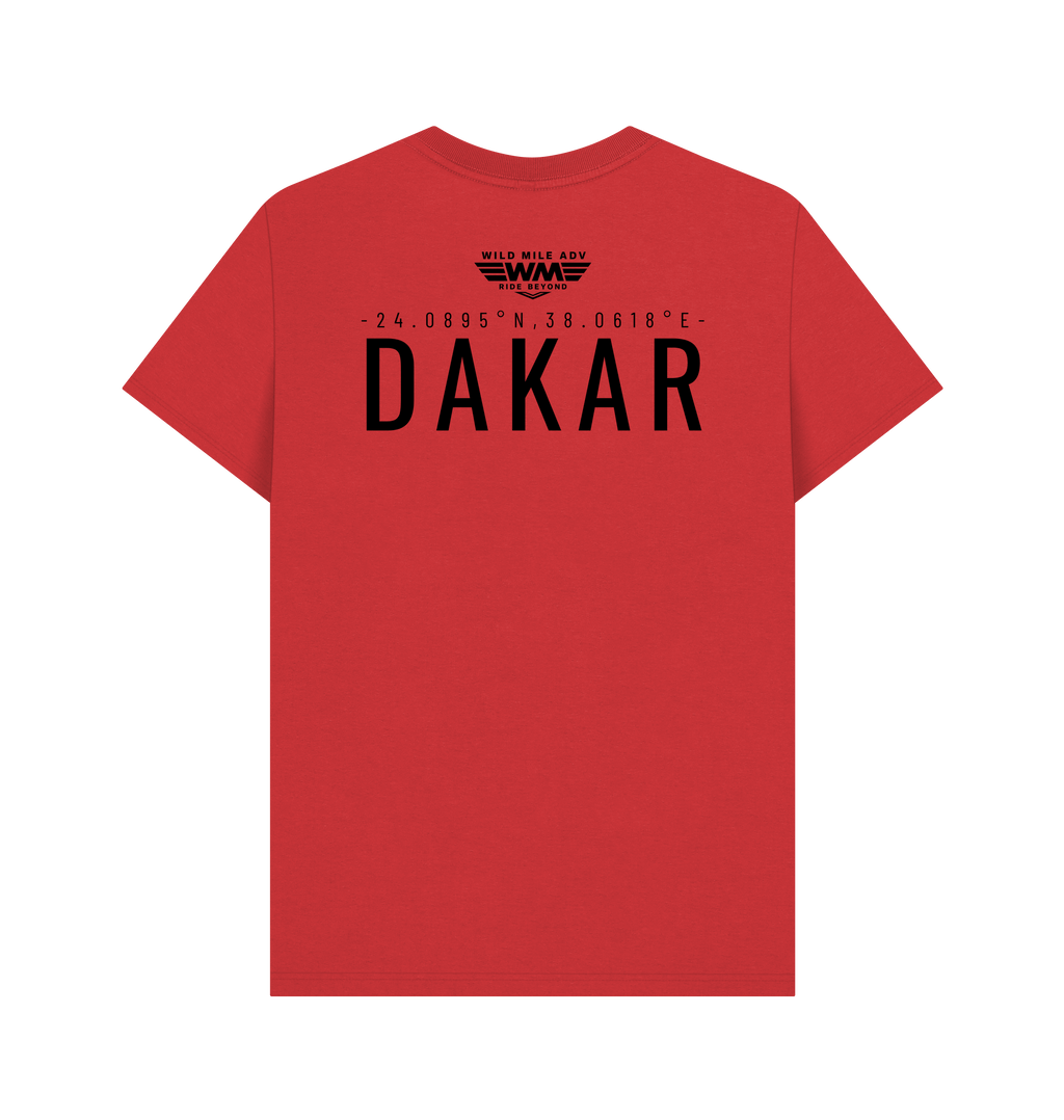 Red Printed T-shirt Back