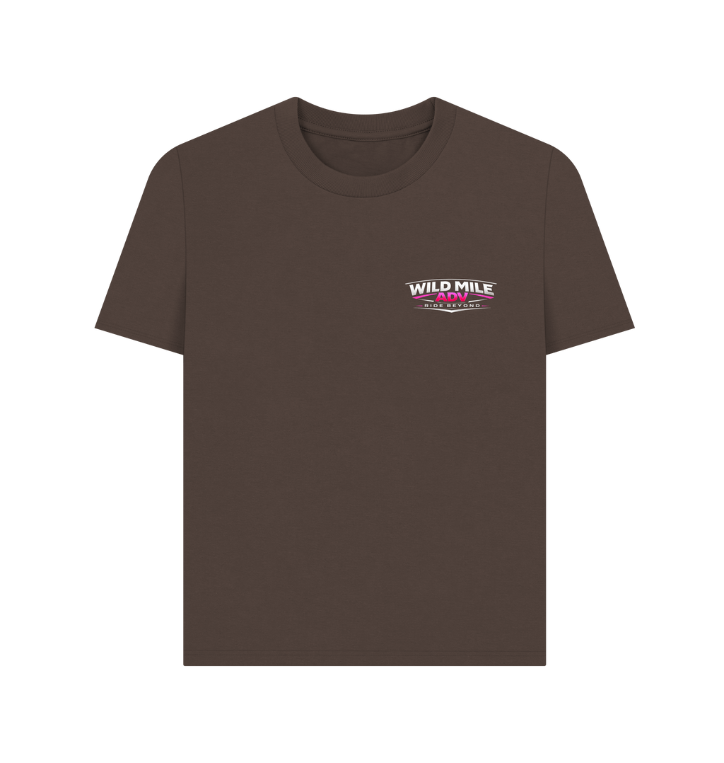 Chocolate Printed T-shirt Front