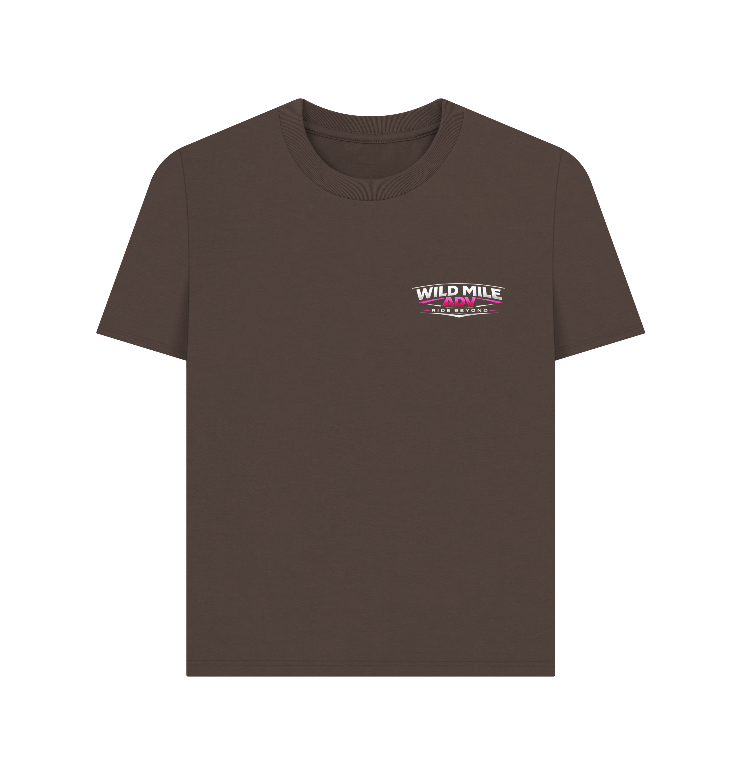 Chocolate Printed T-shirt Front