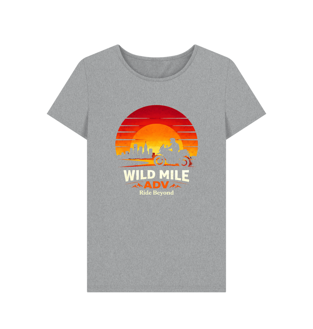 WMADV - Womens Suncity Crew Tee - Wild Mile ADVPrinted T-shirt