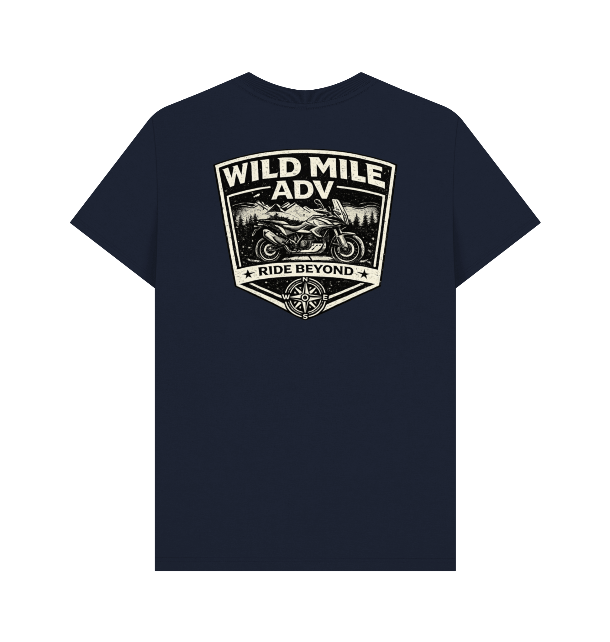 WMADV - Shield Multistrada Tee - Wild Mile ADVPrinted T-shirt