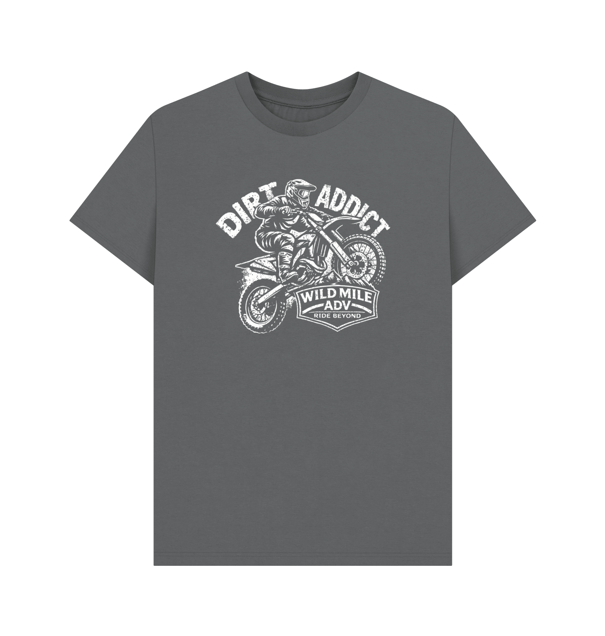 WMADV - Dirt Addict Tee - Wild Mile ADVPrinted T-shirt