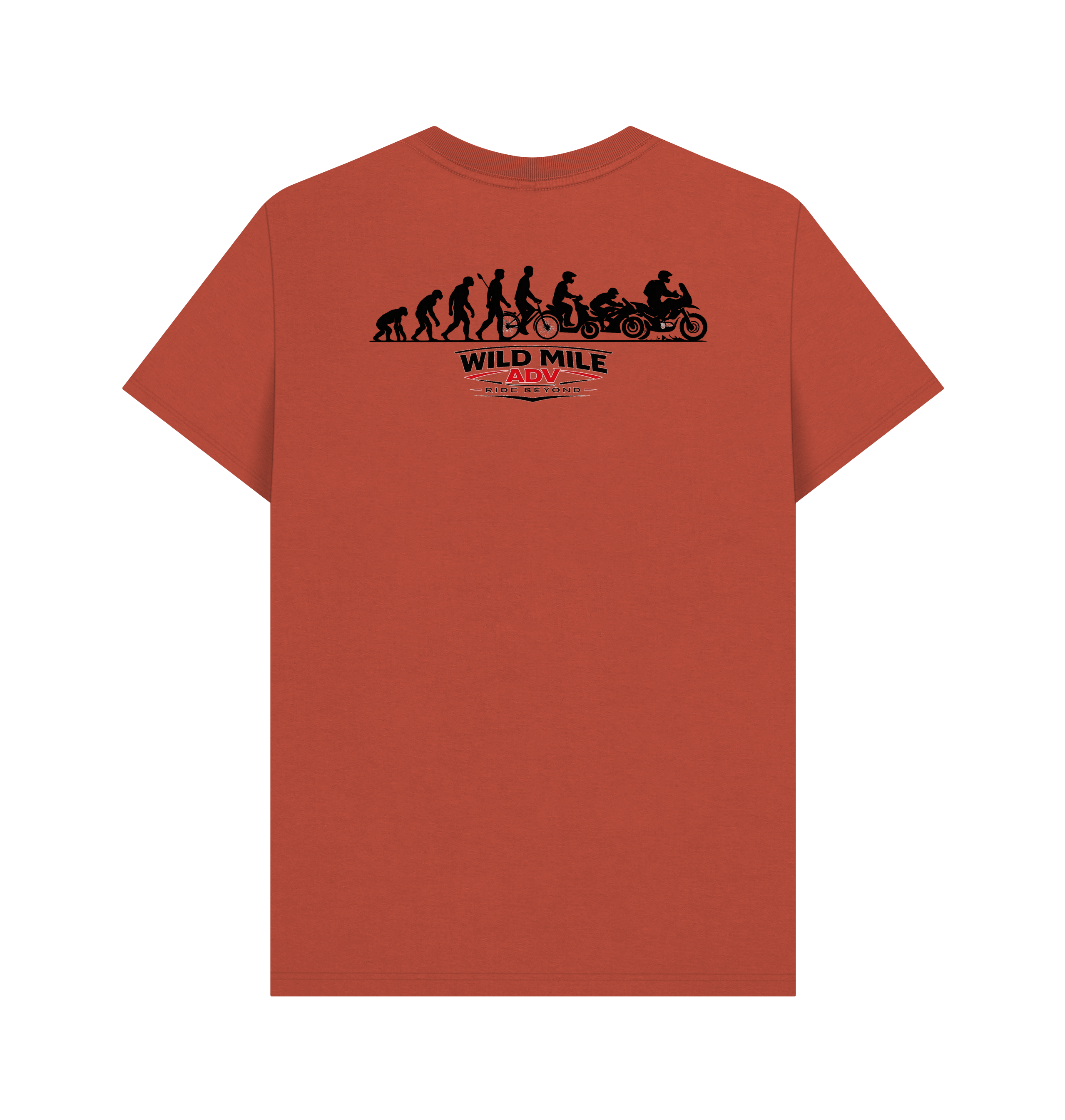 Rust Printed T-shirt Back