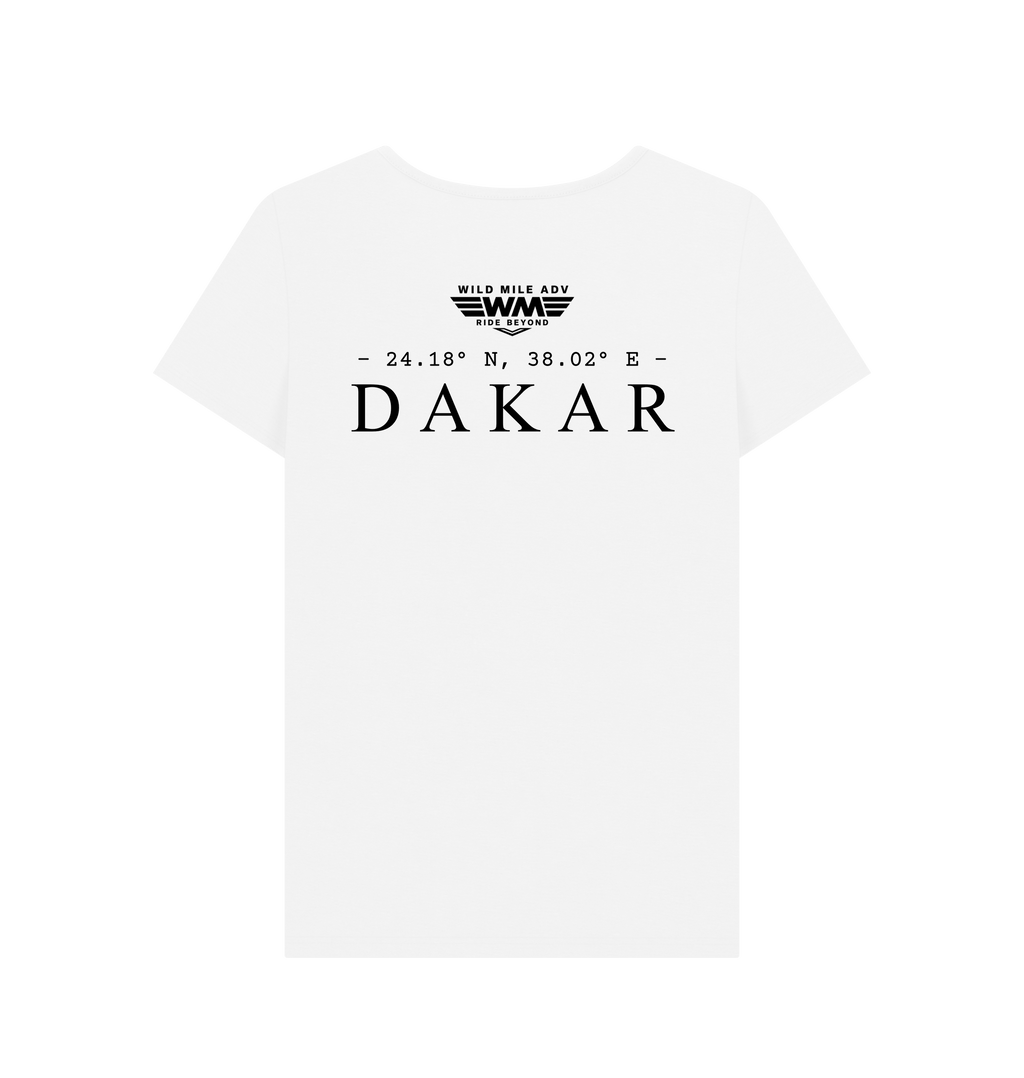 White Printed T-shirt Back