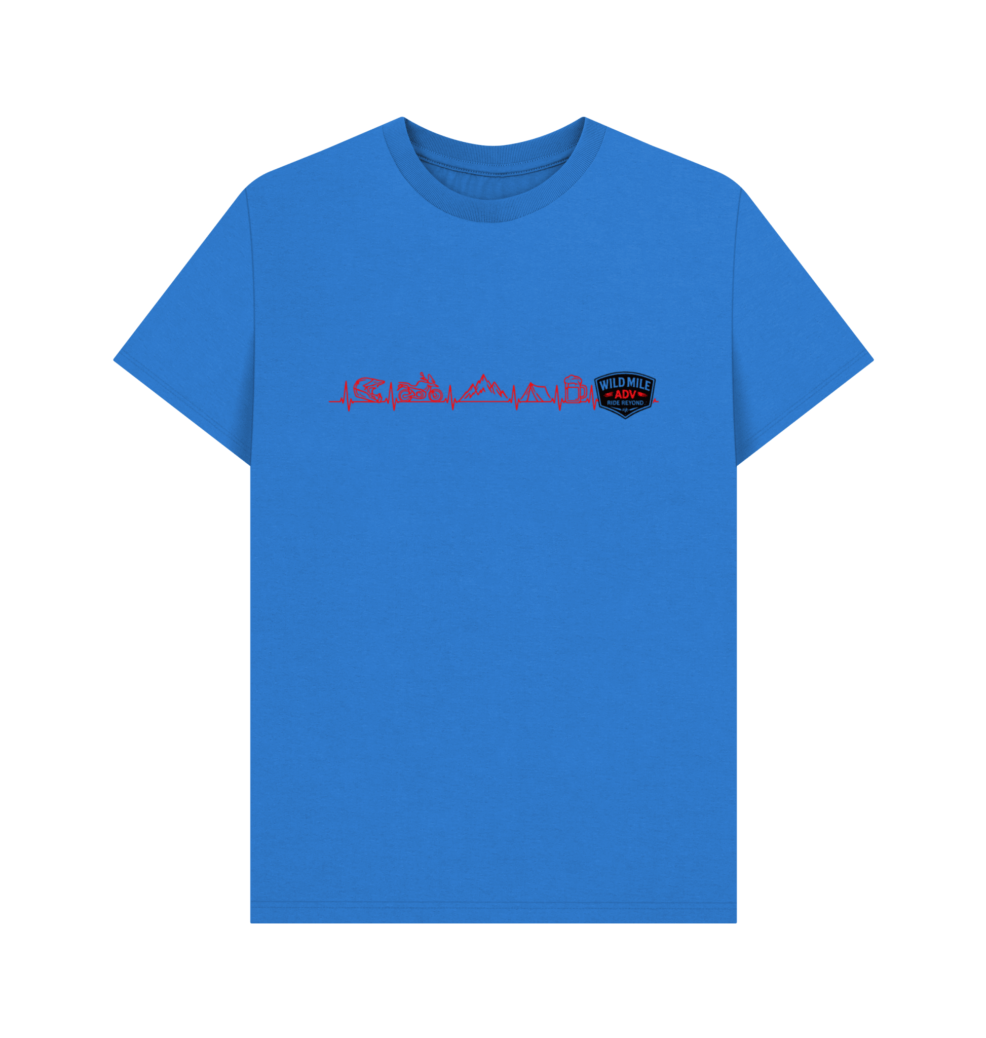 WMADV - Heart Rate Tee - Wild Mile ADVPrinted T-shirt
