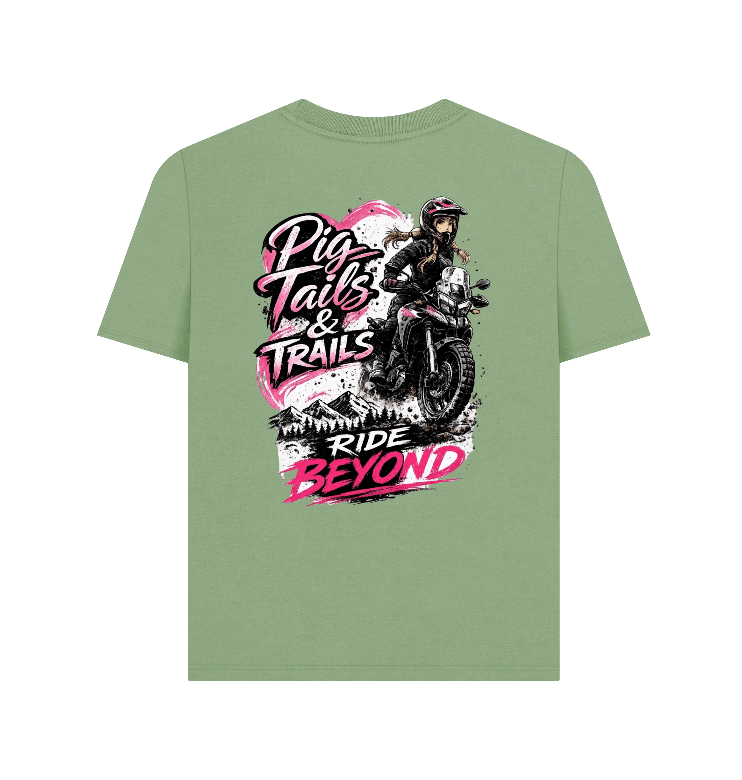 Sage Printed T-shirt Back