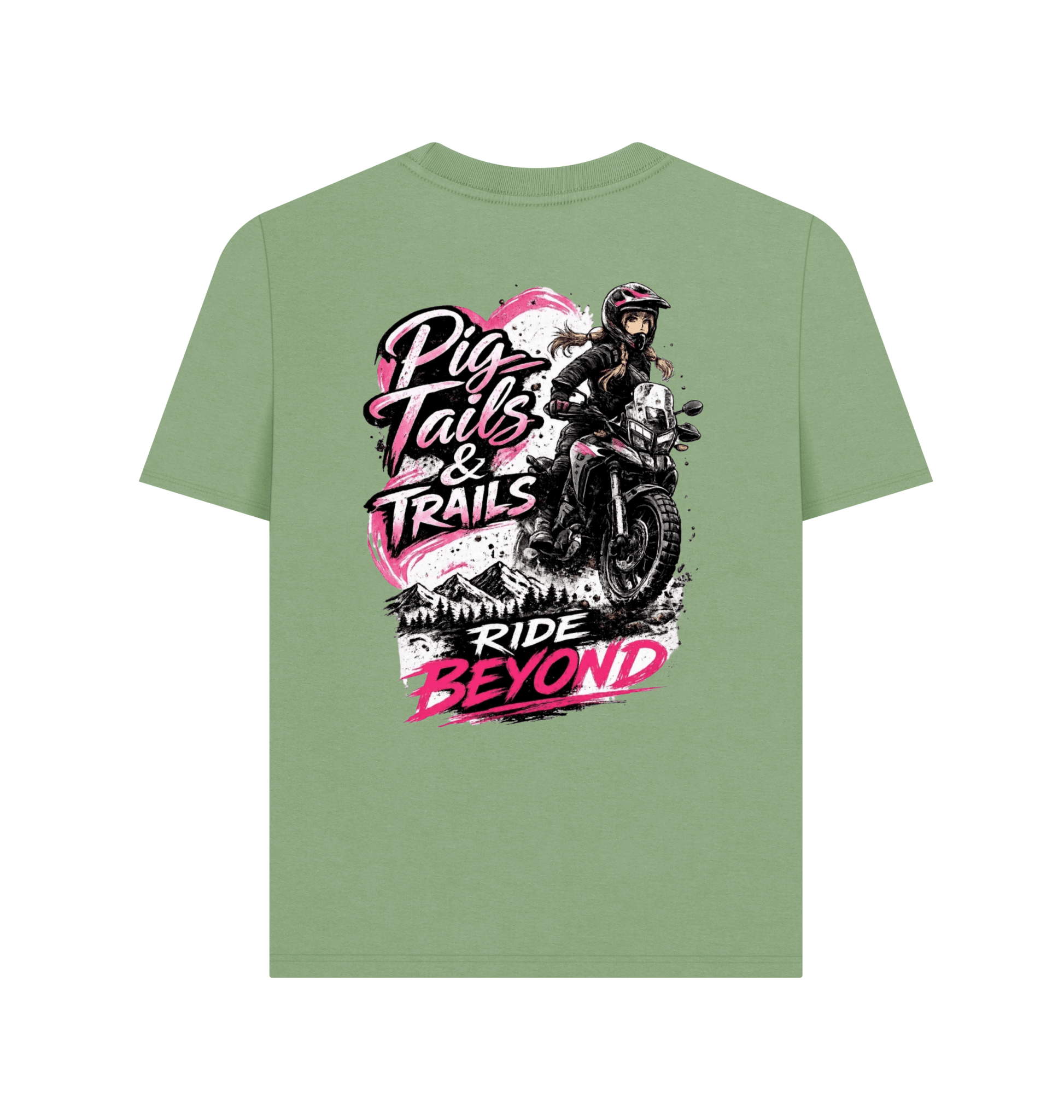 WMADV - Womens PTails & Trails PL Tee - Wild Mile ADVPrinted T-shirt