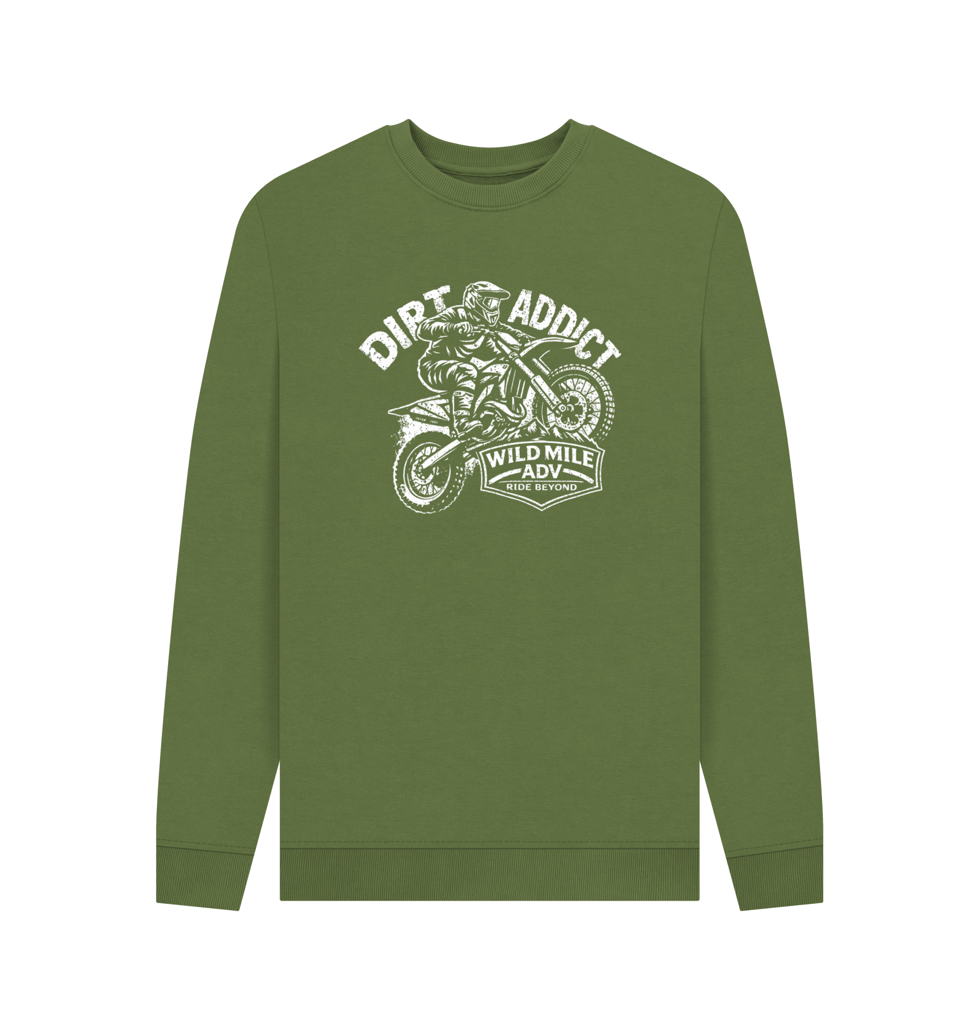 WMADV - Dirt Addict Sweatshirt - Wild Mile ADVPrinted Sweater