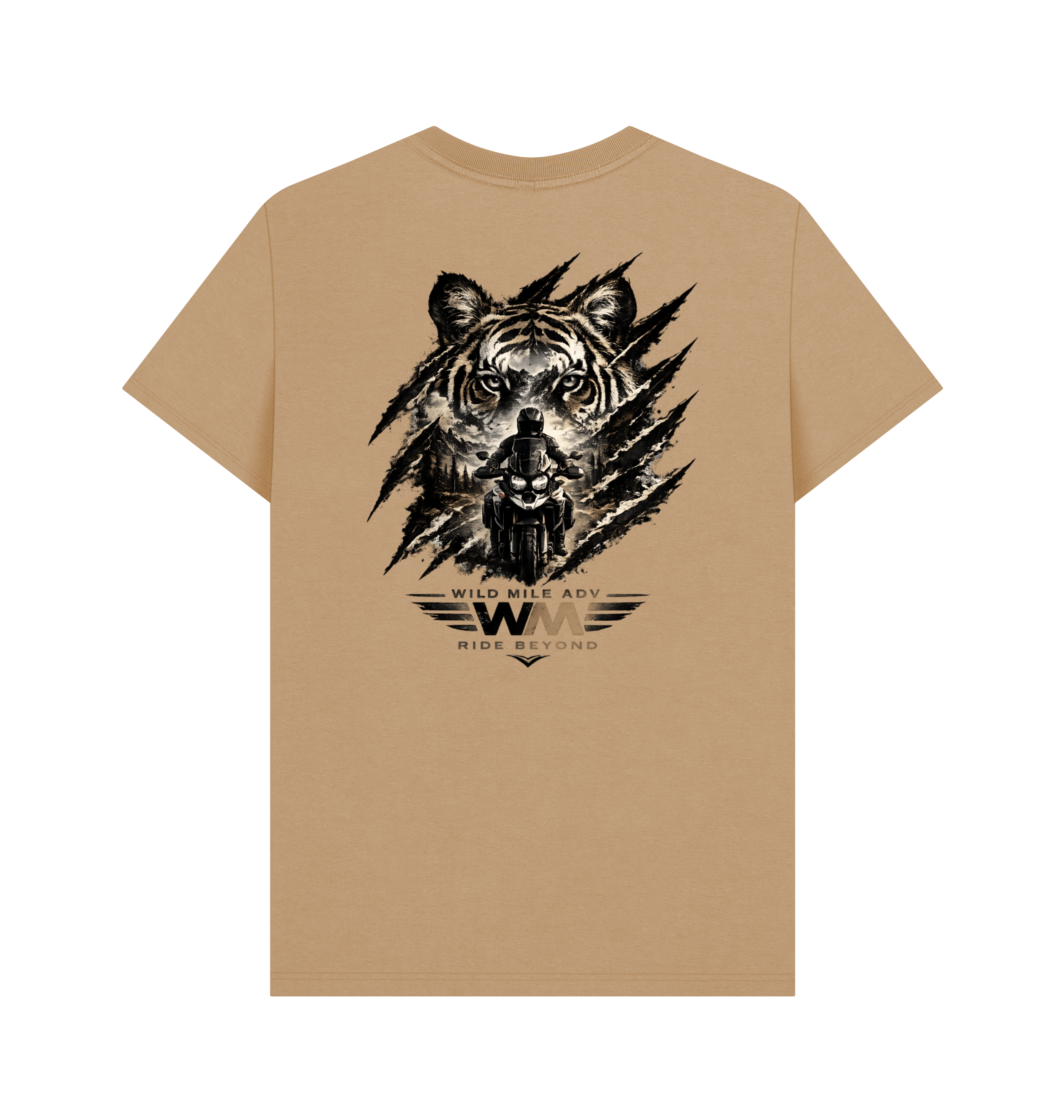 Sand Printed T-shirt Back