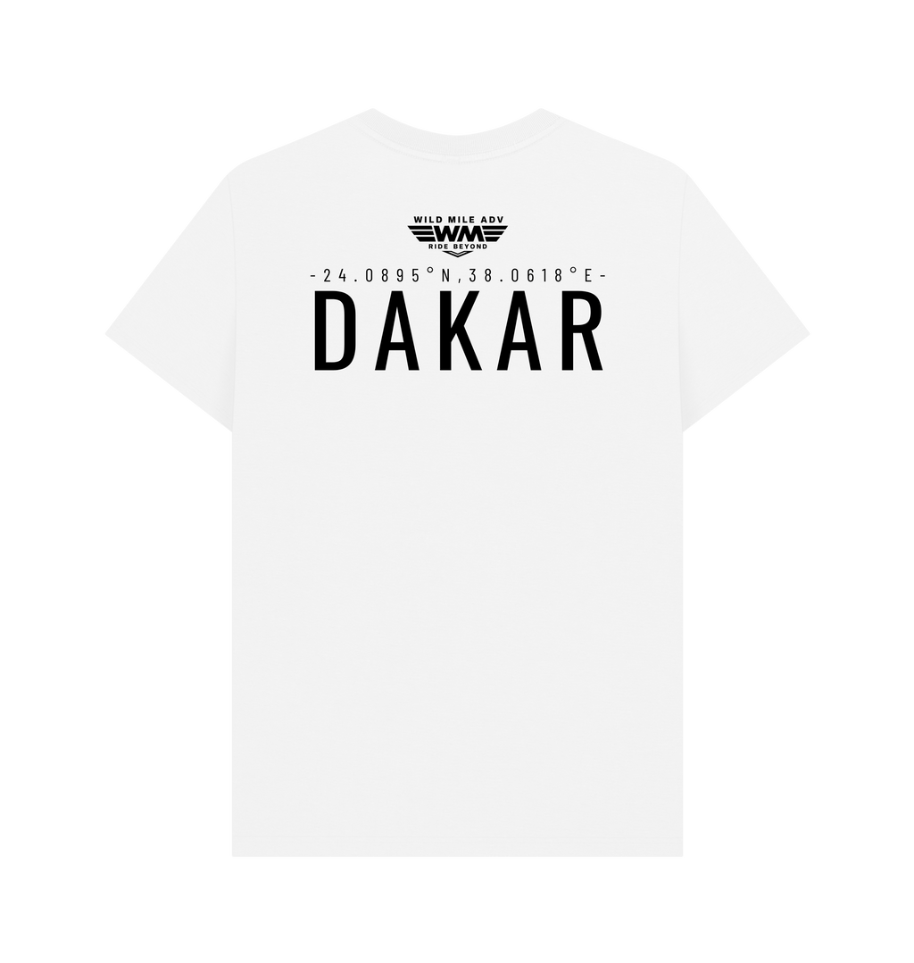 White Printed T-shirt Back