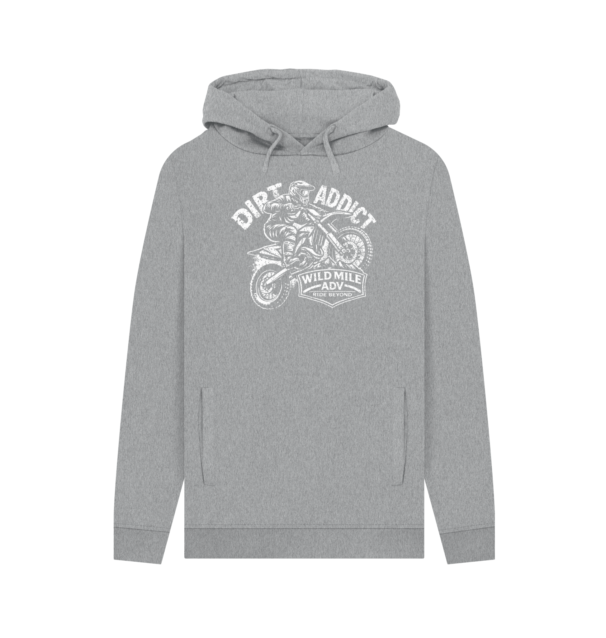 WMADV - Dirt Addict Hoodie - Wild Mile ADVPrinted Hoody