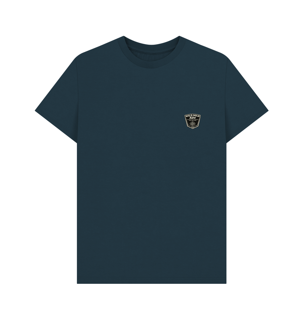 Denim Blue Printed T-shirt Front