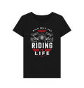 Black Printed T-shirt Front