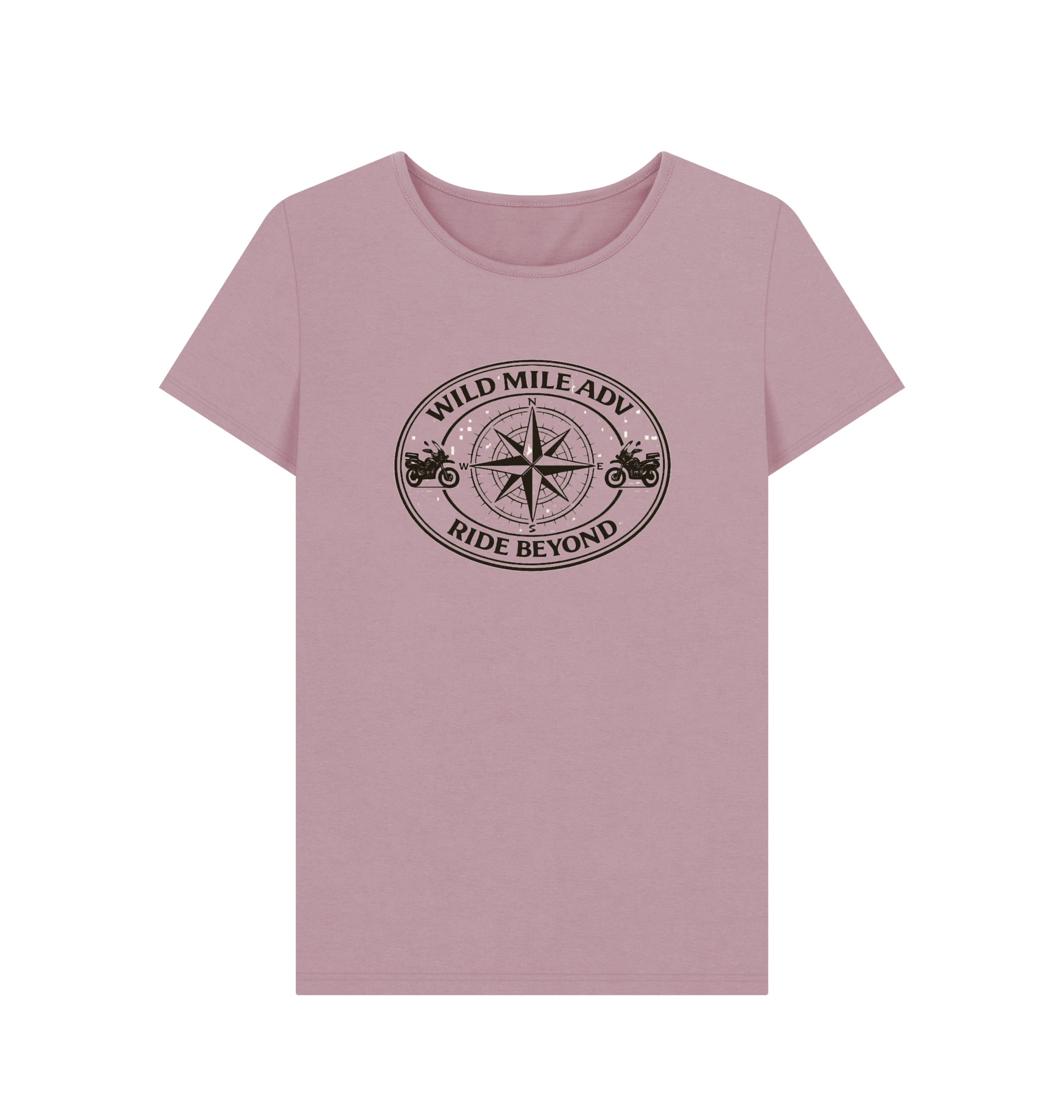 WMADV - Womens Reacher Crew Tee - Wild Mile ADVPrinted T-shirt