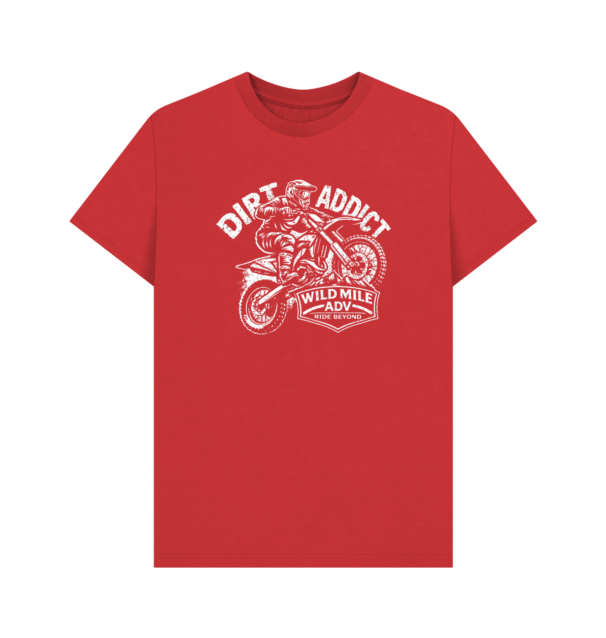 WMADV - Dirt Addict Tee - Wild Mile ADVPrinted T-shirt