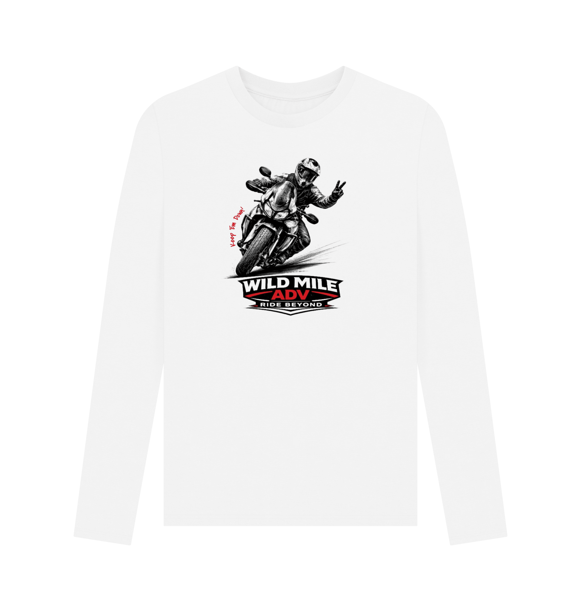 WMADV - 2 Down Long Sleeve Tee - Wild Mile ADVPrinted Long Sleeve T Shirt