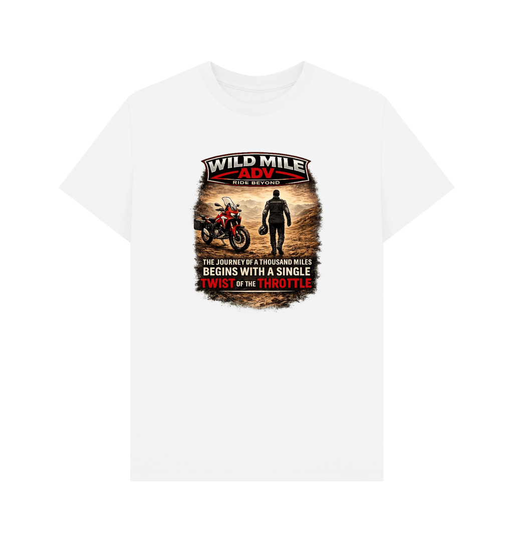 White Printed T-shirt Front