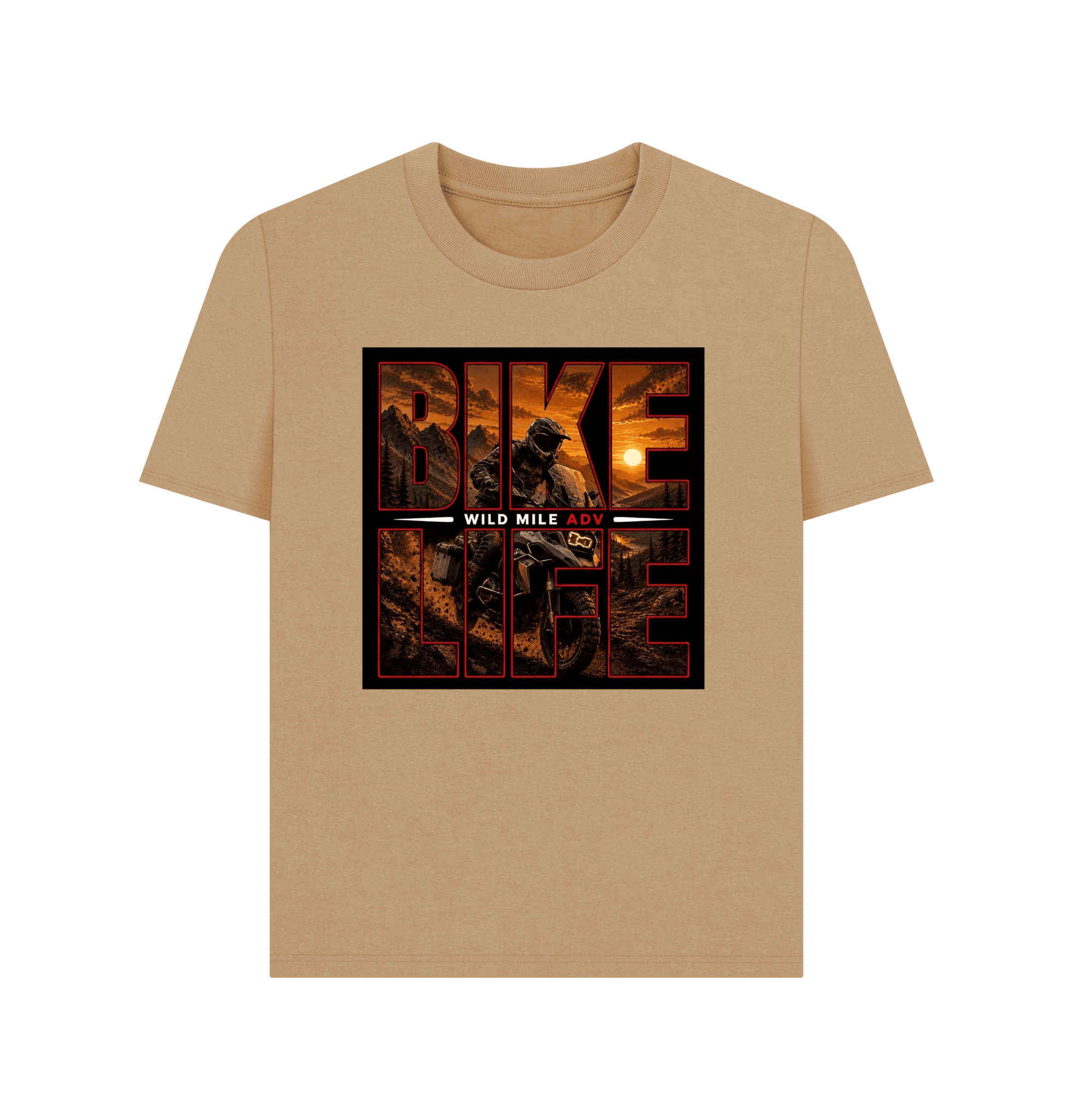 WMADV - Women's Bike Life Tee - Wild Mile ADVPrinted T-shirt