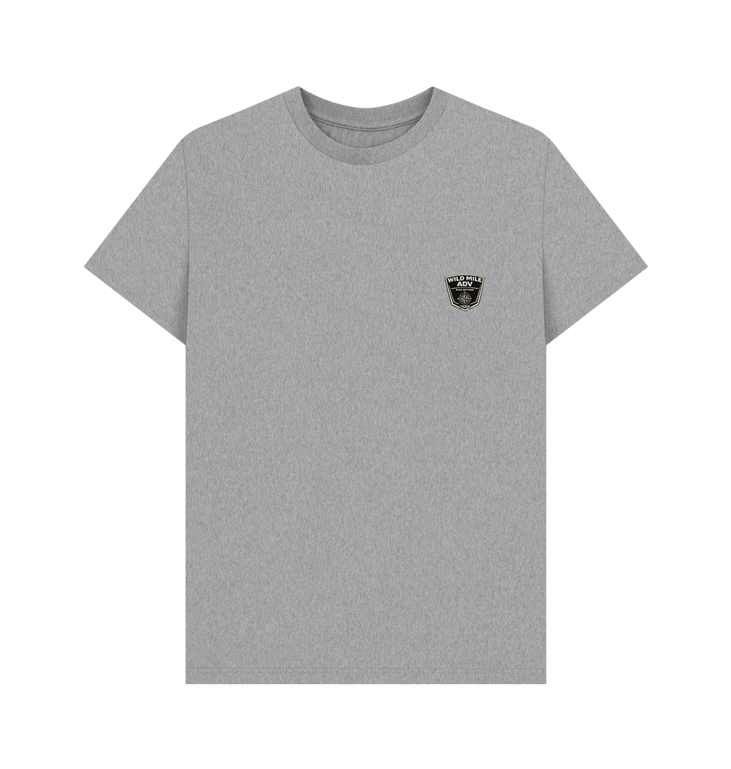Athletic Grey Printed T-shirt Front