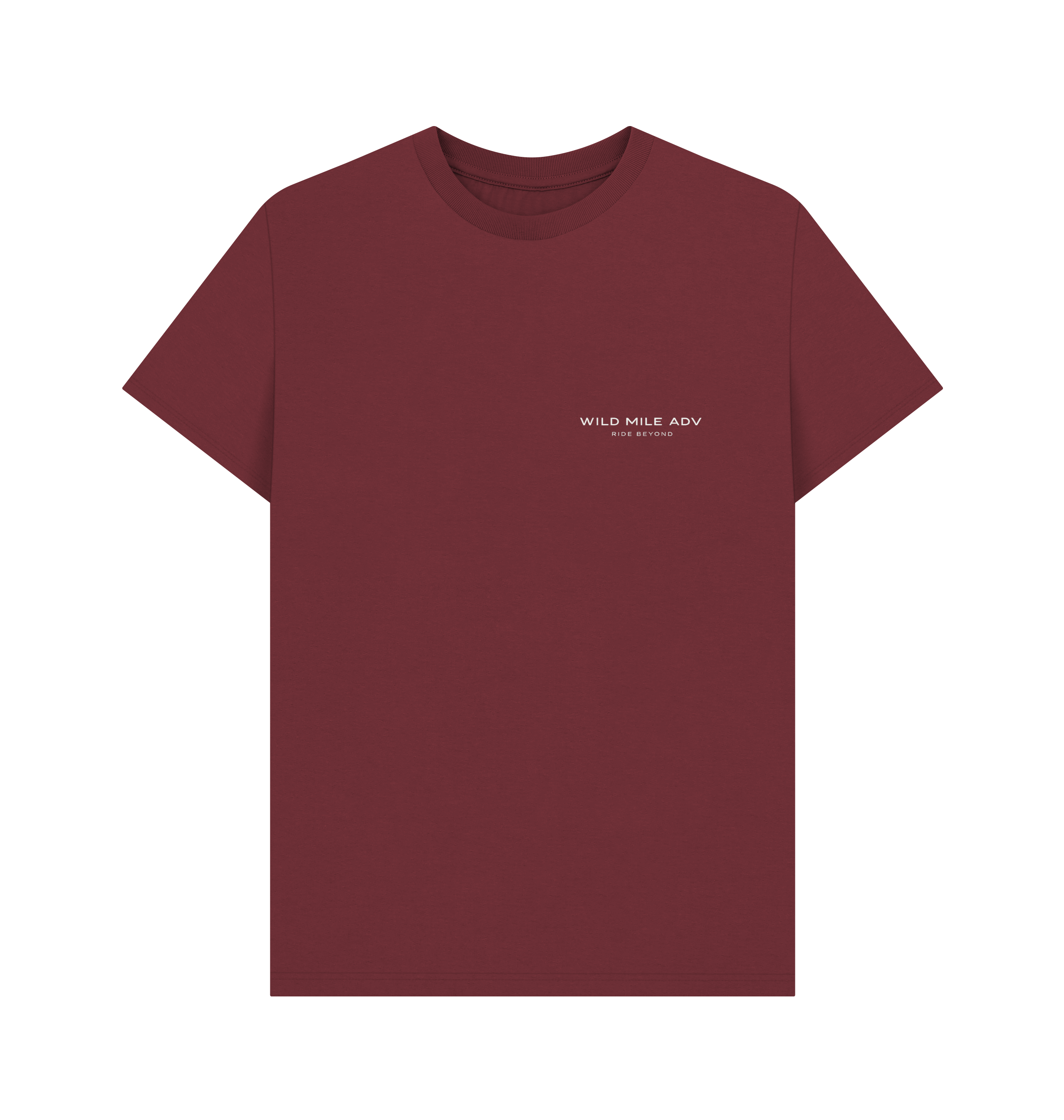 Red Wine Printed T-shirt Front