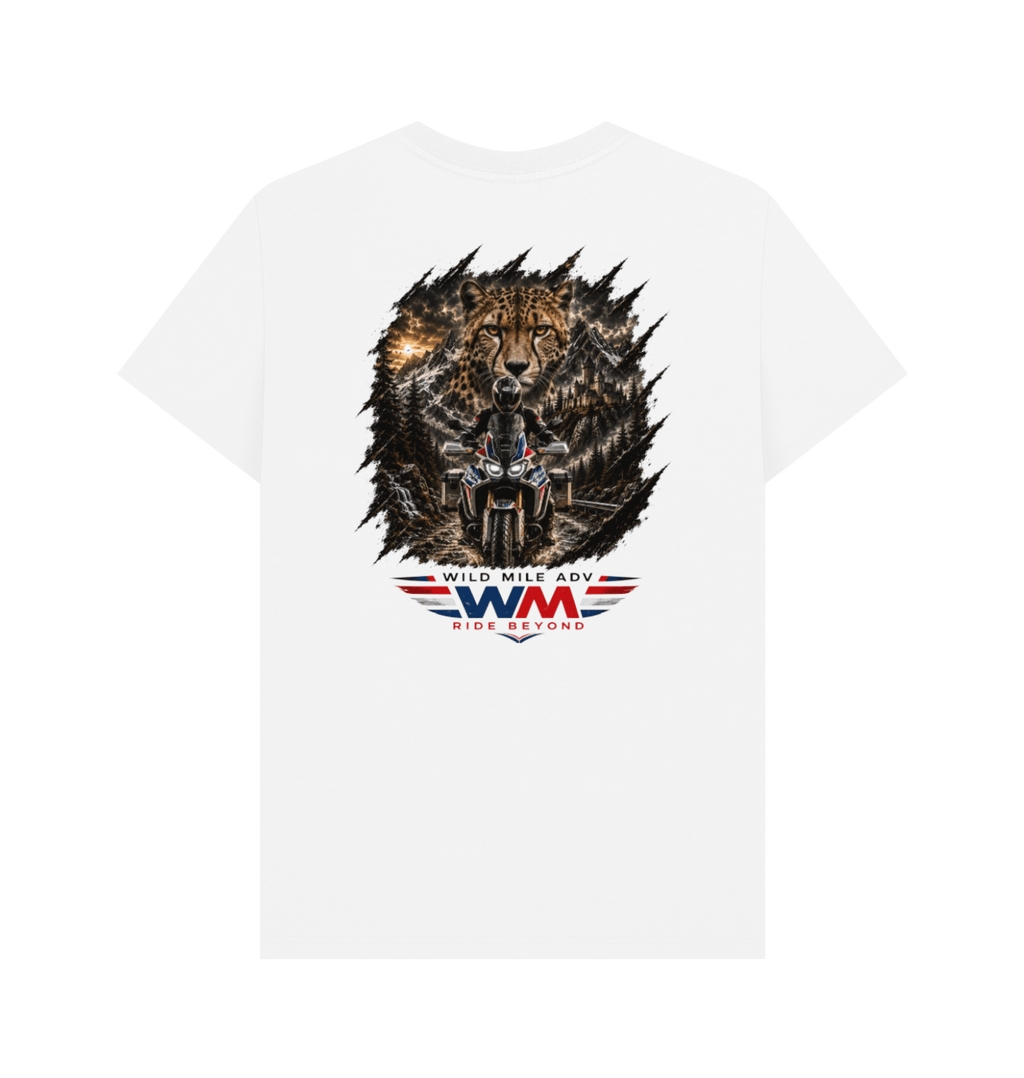 White Printed T-shirt Back