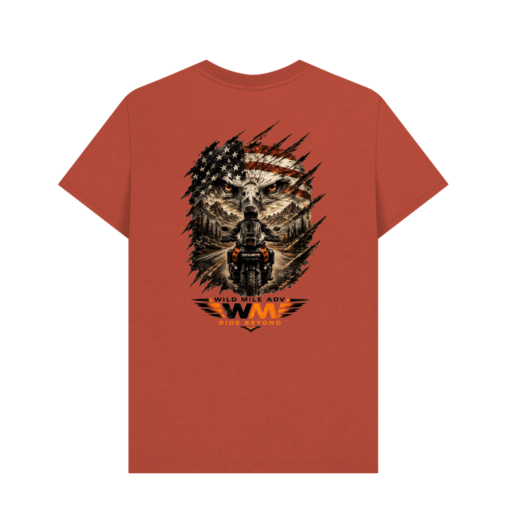 Rust Printed T-shirt Back