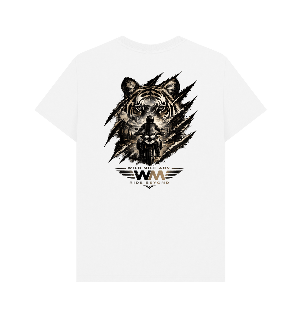 White Printed T-shirt Back