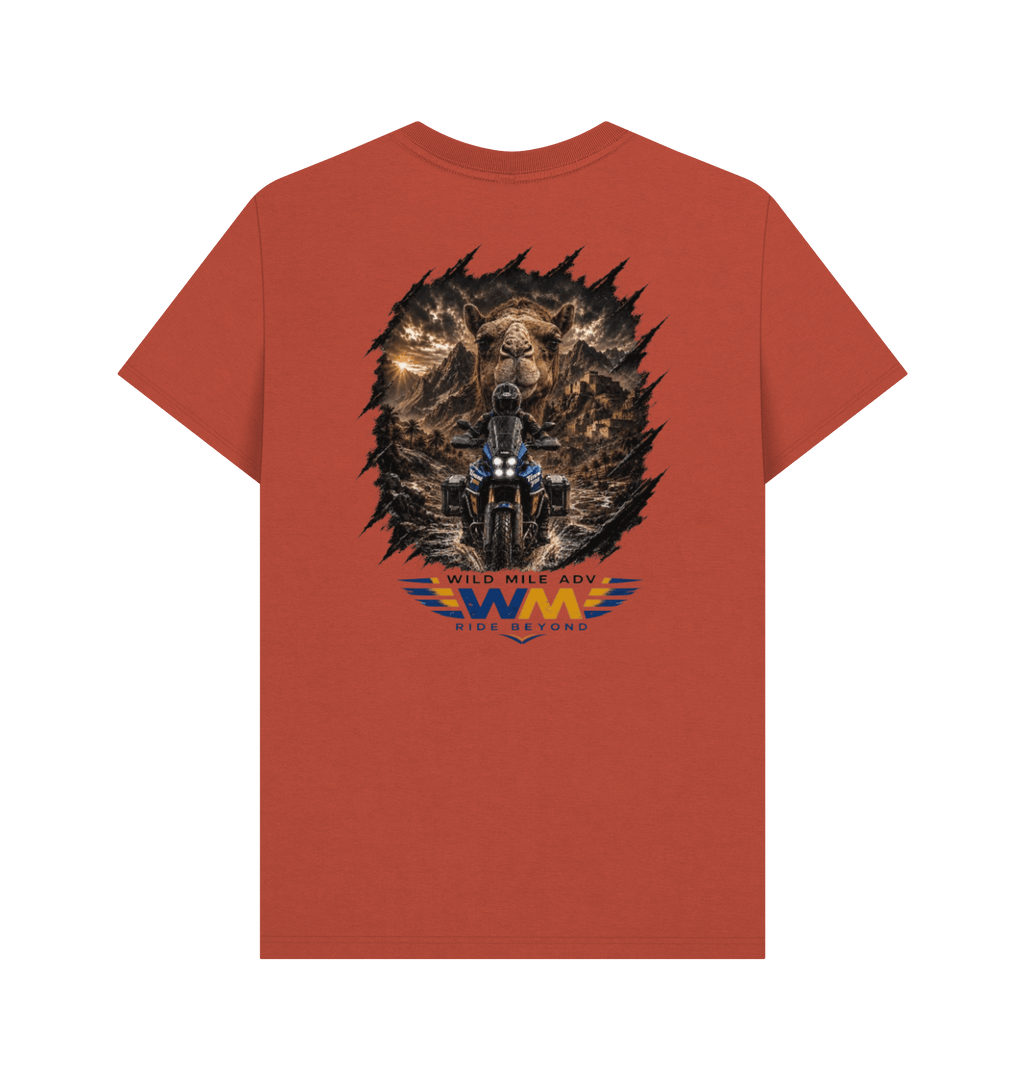 Rust Printed T-shirt Back