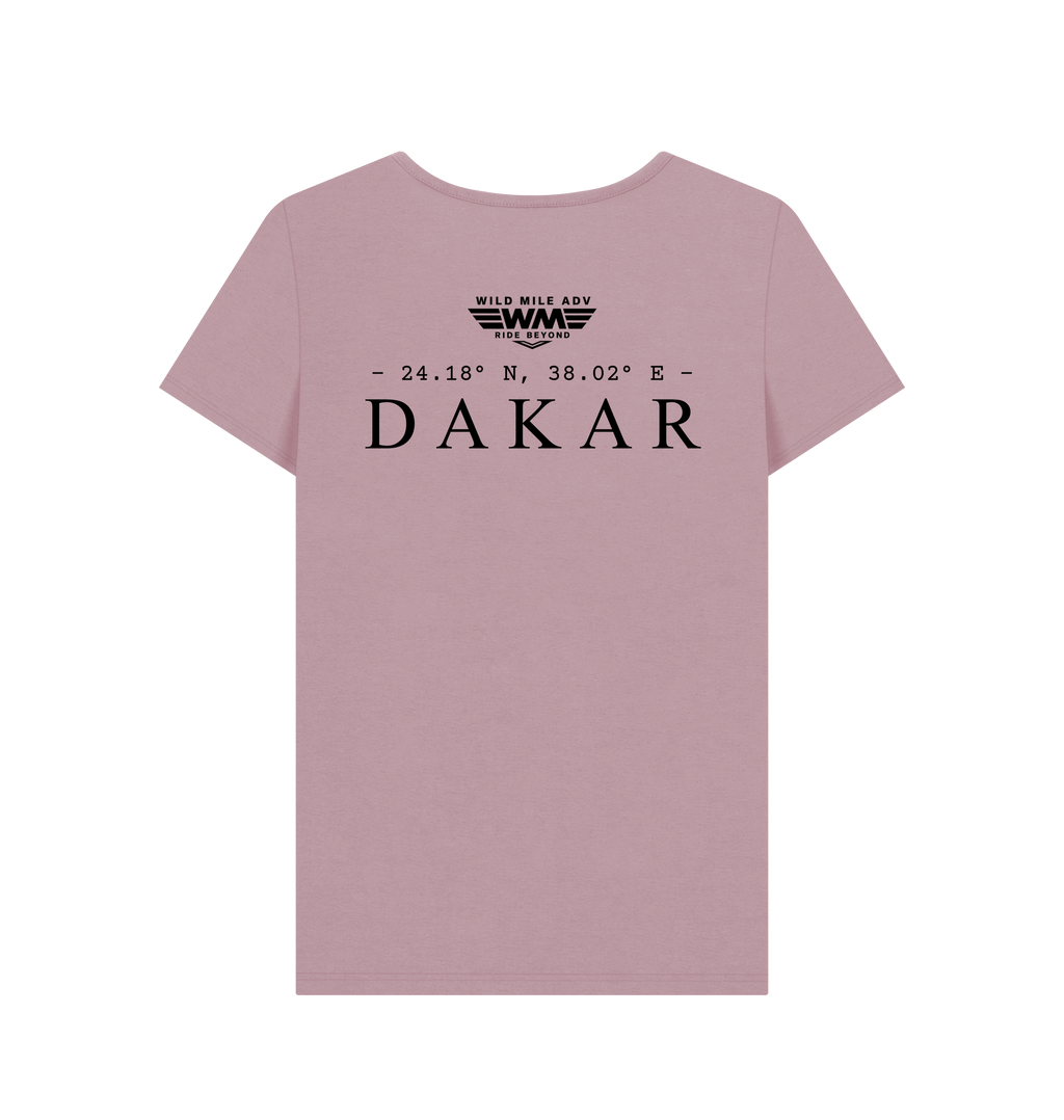 Mauve Printed T-shirt Back
