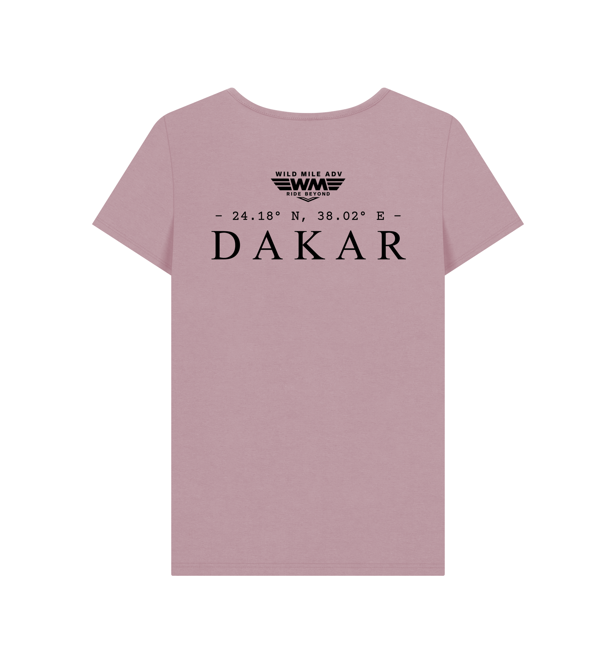 Mauve Printed T-shirt Back