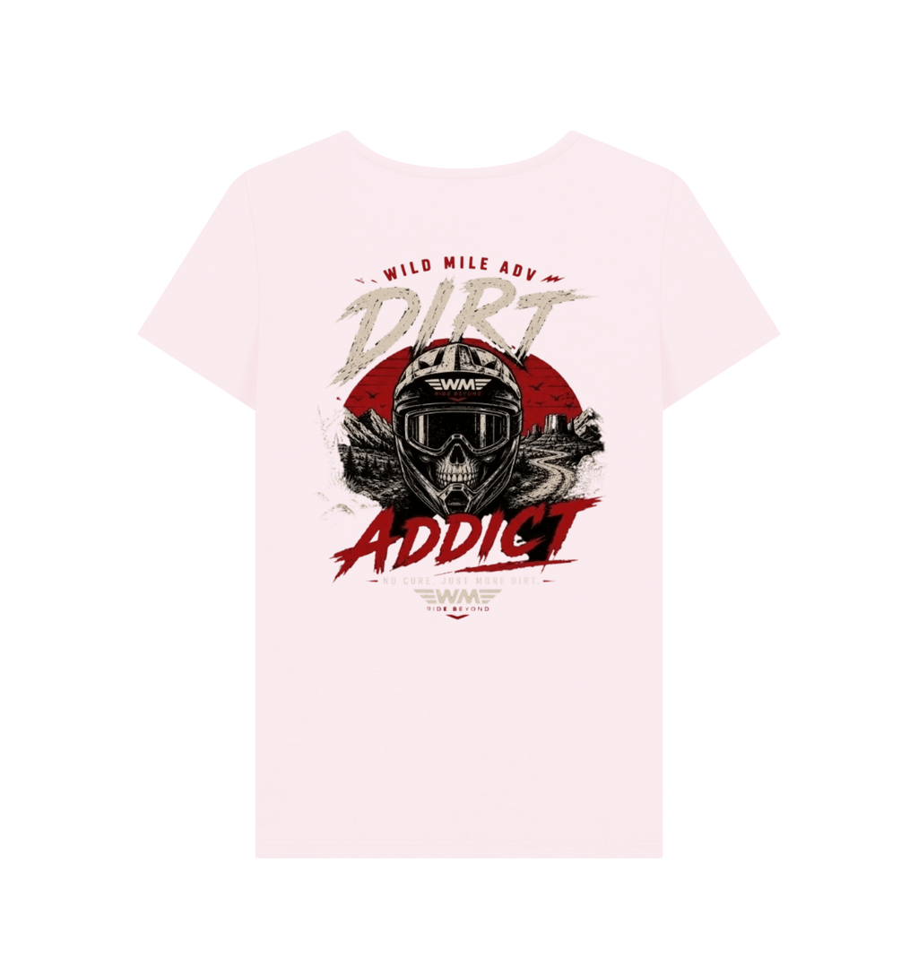 Pink Printed T-shirt Back