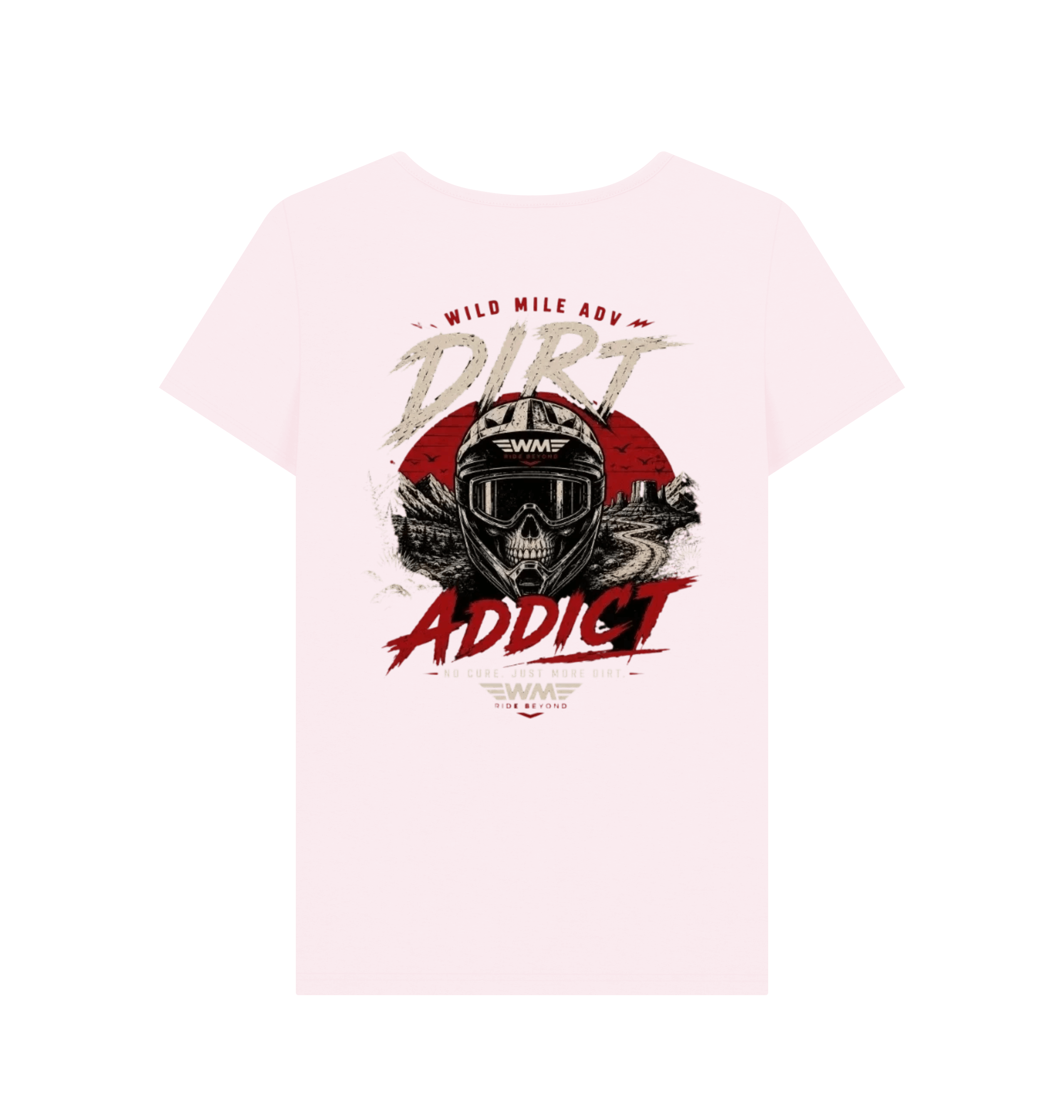 Pink Printed T-shirt Back